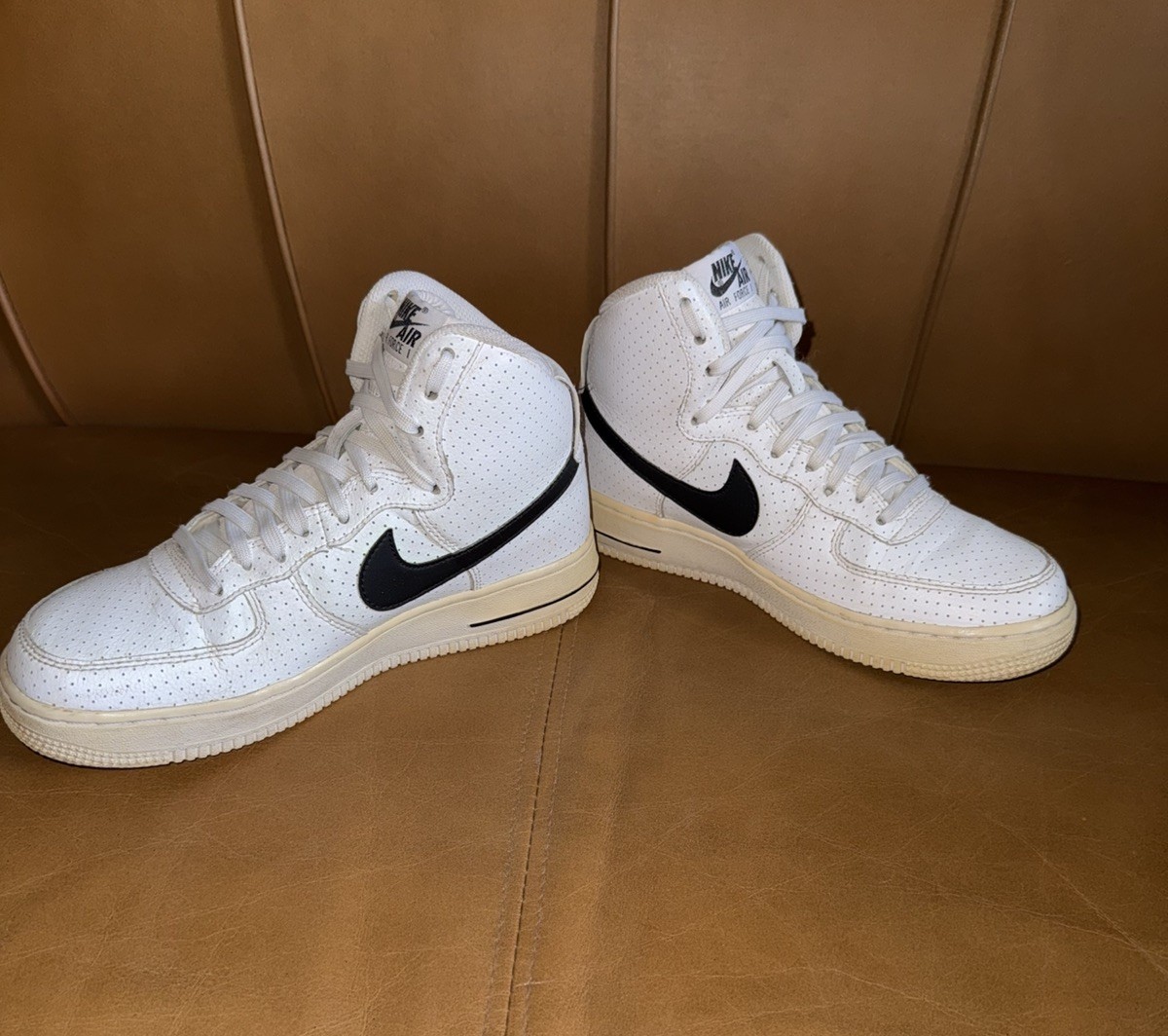 Rare Nike Air Force 1 High “Dream Team” Black White 653998-102 5.5Y / Women 7 W7