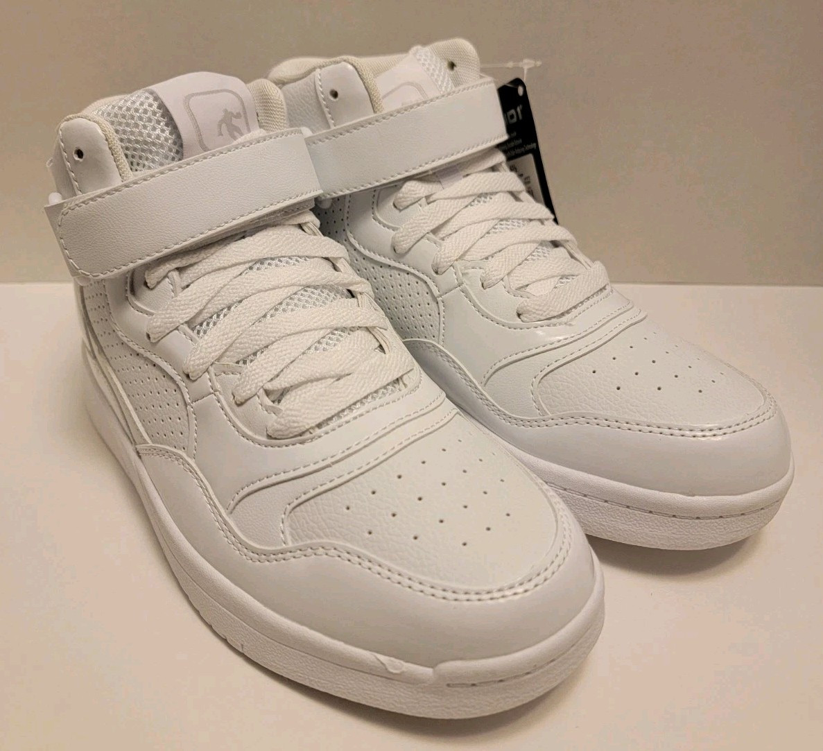 AND1 Women’s Mid Hightop Basketball Sneaker – White – Multi-Size – Brand New