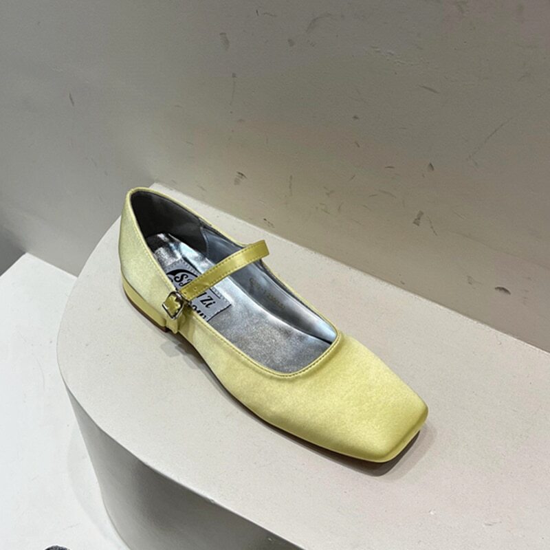 Women Flat Shoes Round Toe Shallow Soft Ballerina Shoes Casual Ballet Loafers