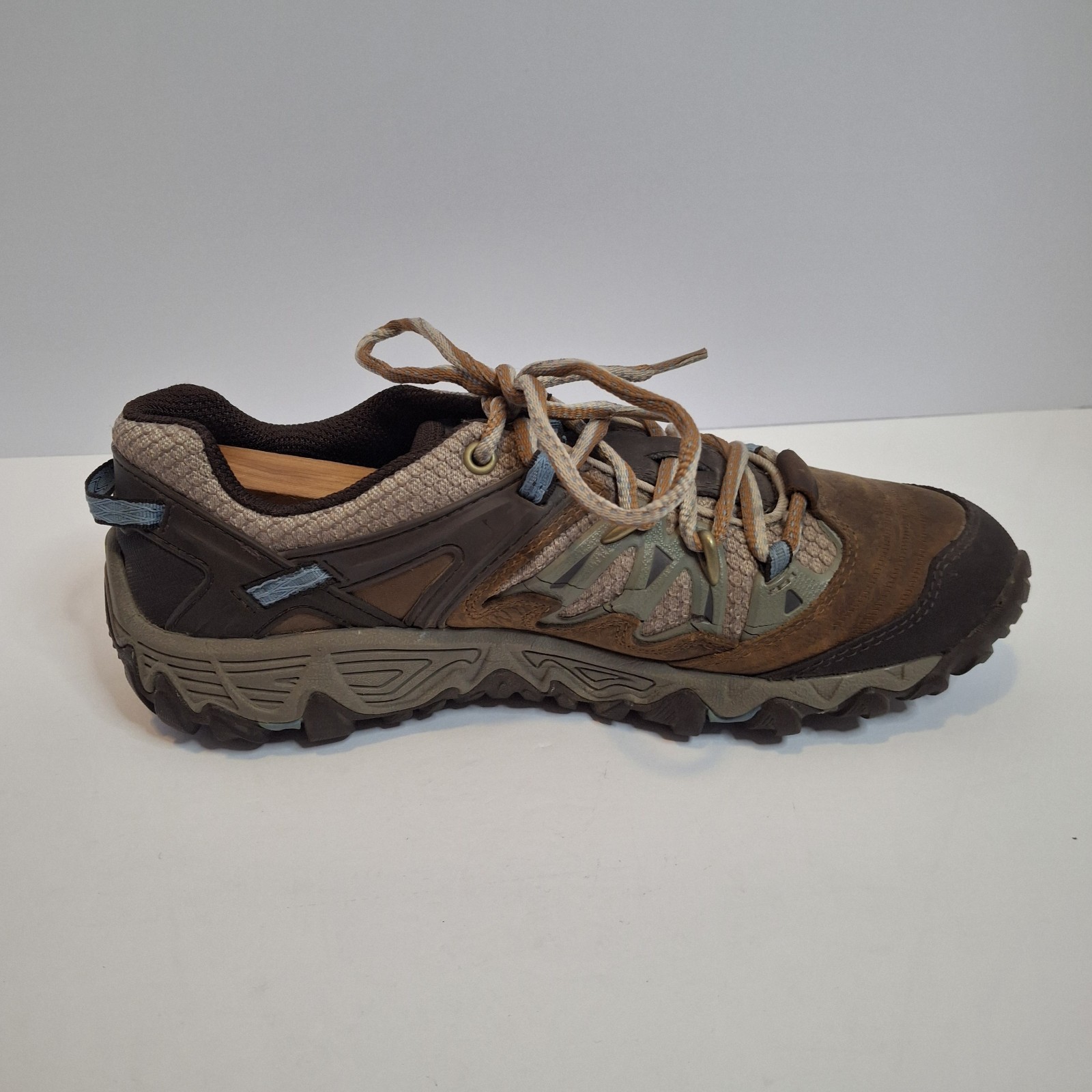 Merrell All Out Blaze Shoes Womens Size 8.5 Brown Hiking Sneakers Gorpcore Gorp