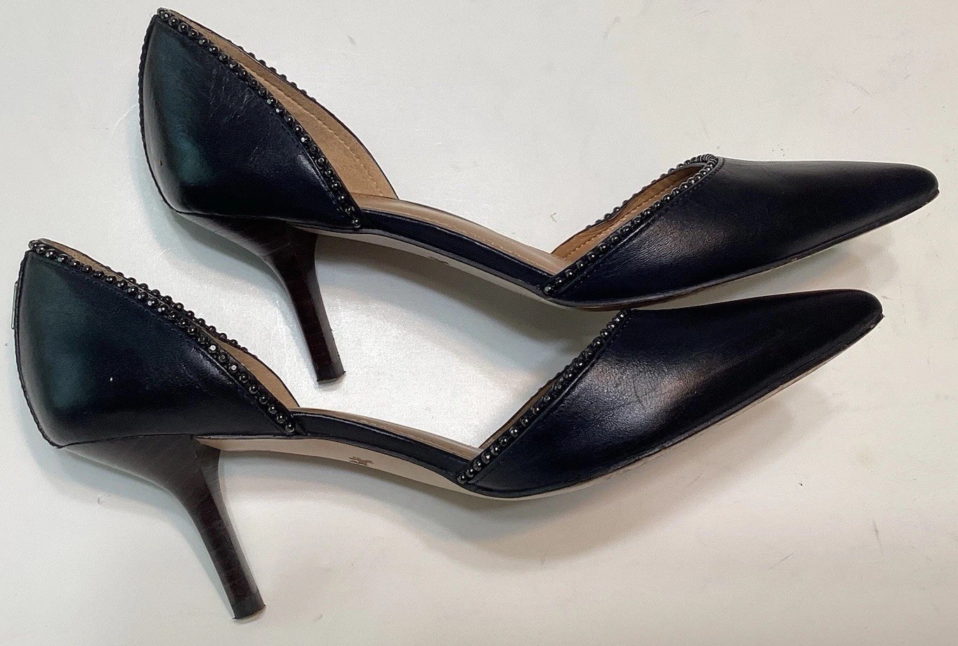* Coach Blossom Women’s 6 B Semi Matte Calf pumps Black