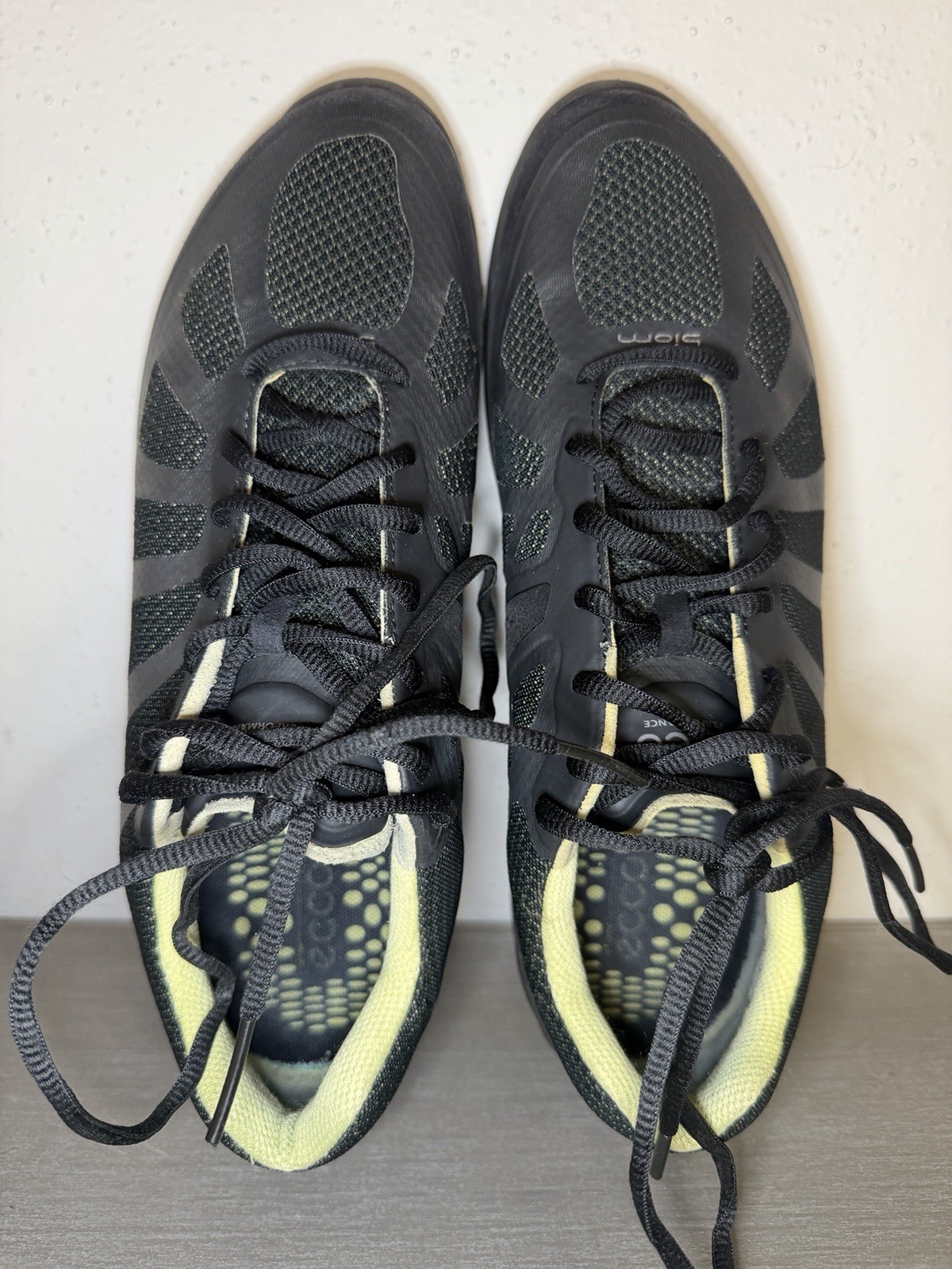 ECCO Biom Women’s Trainers Shoes Size EU 41 US 10 – 10.5 Black Gray Pre-owned