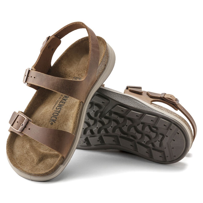 BIRKENSTOCK SONORA ADVENTURE GINGER MEDIUM/NARROW WIDTH WOMEN’S SANDAL NUBUCK LE