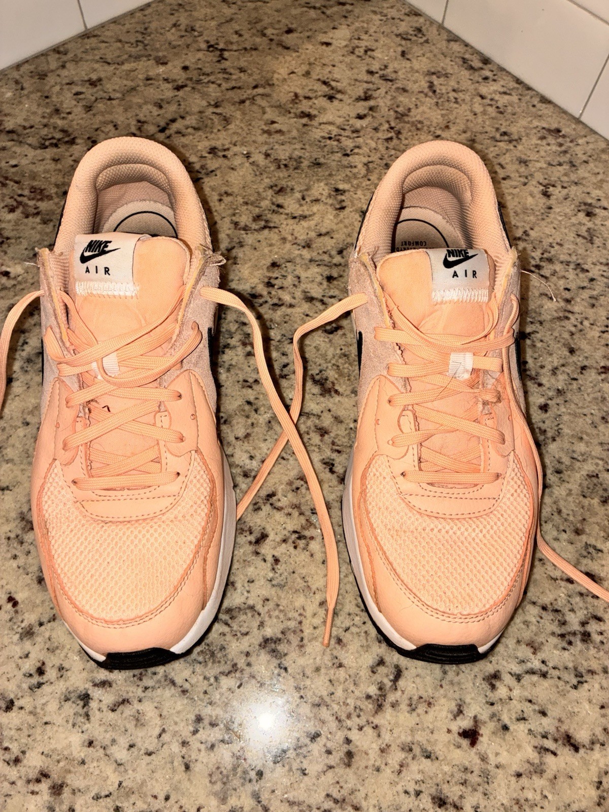 Nike Air Max Excee Women’s Pink/Black/White Lace-Up Low Top Mesh CD5432-601