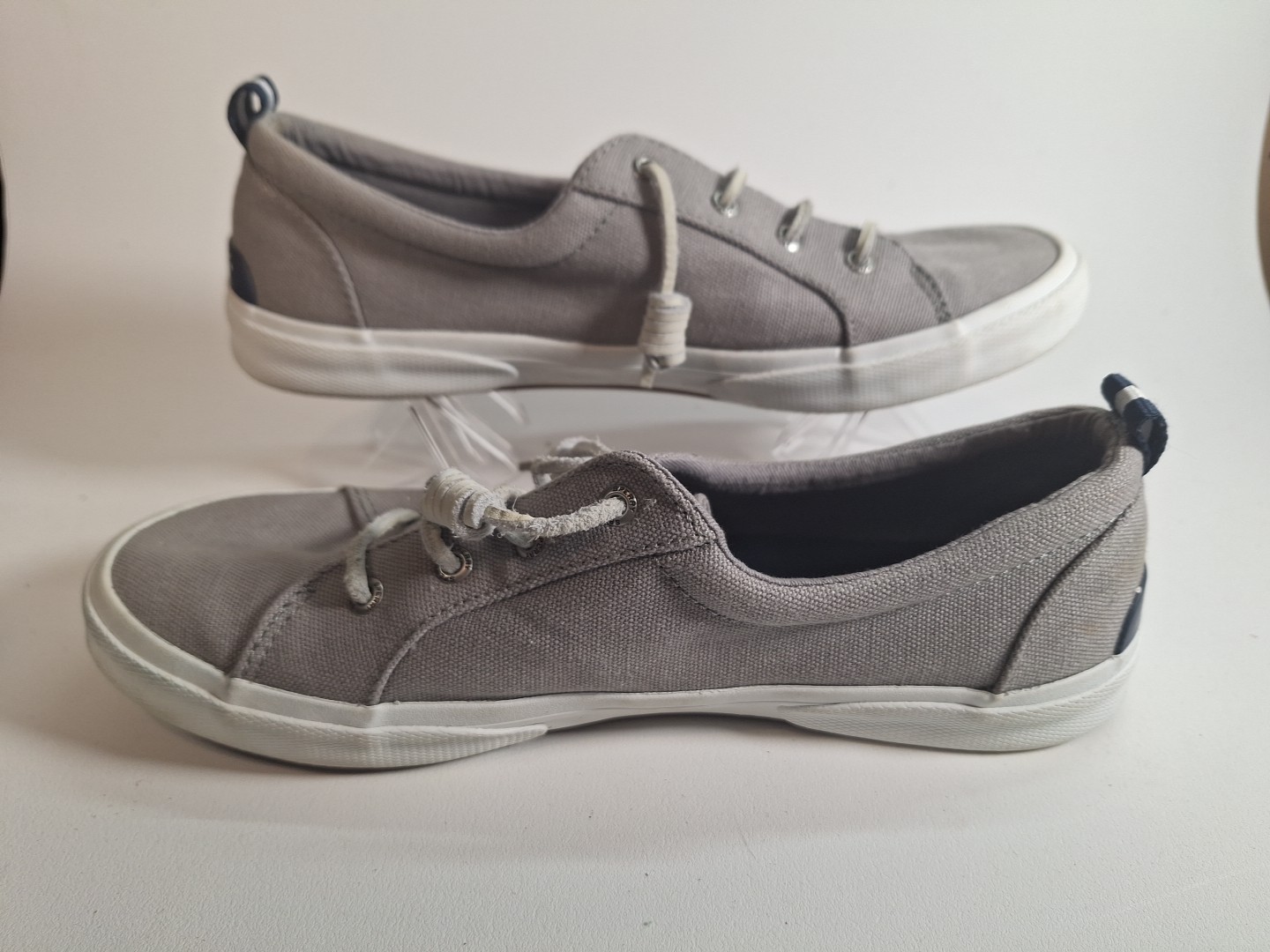 Sperry – Pier Wave -Top Sider – Womens Gray – STS85103 – 9.5