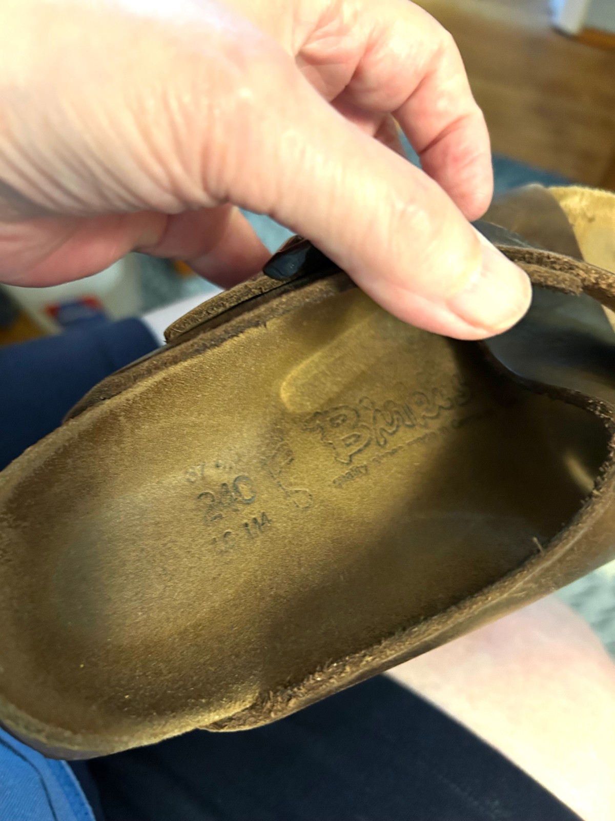Vintage Rare Crossed Leather Birki’s/Birkenstock Sandal Sz 37/240 Reg/Wide Width