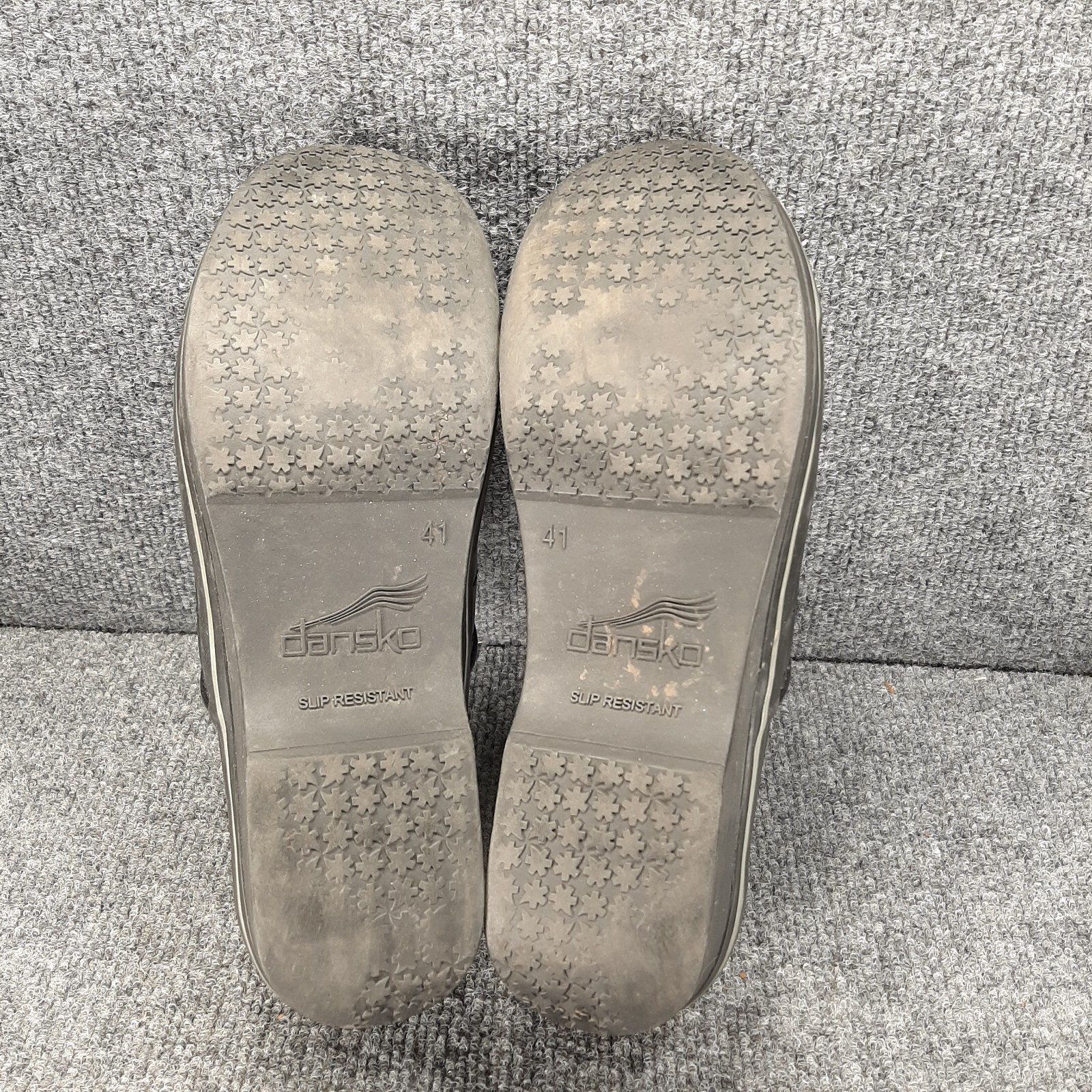 Dansko Volley Clogs Black Leather Slip On Shoes Women’s Size US 10-10.5 EU 41