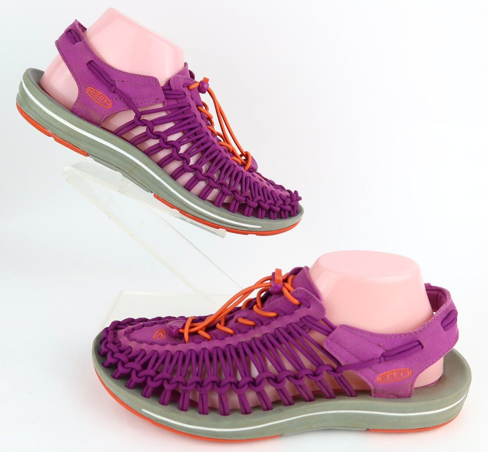 Keen Women’s Uneek 8MM Rock Sandals Magenta Pink / Orange Size 10.5