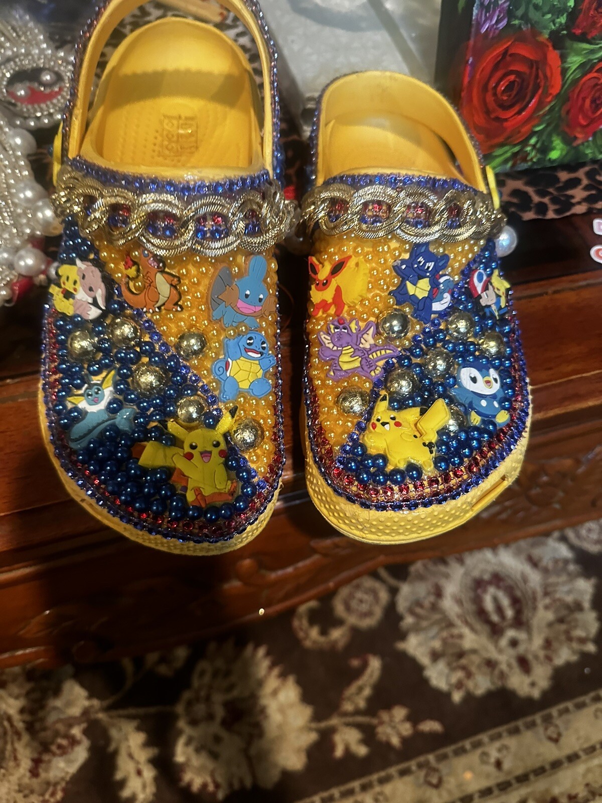 Bubble crocs customized