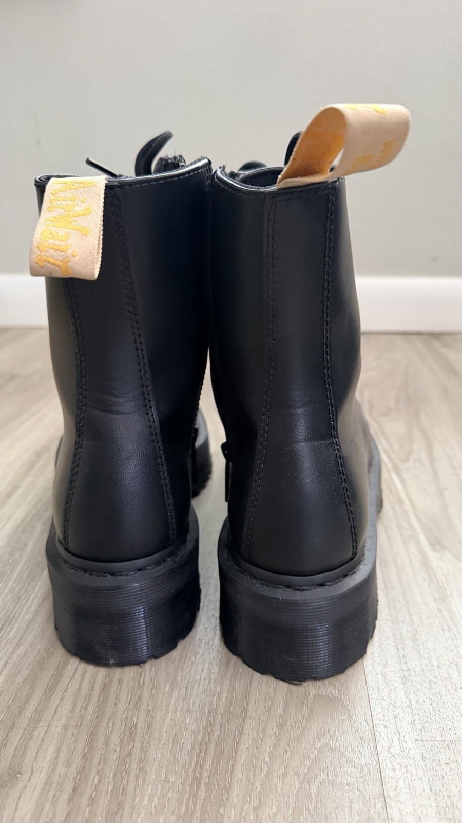 Dr Martens Vegan Jadon II Boot Mono Platforms Women’s Size US 11 In Black