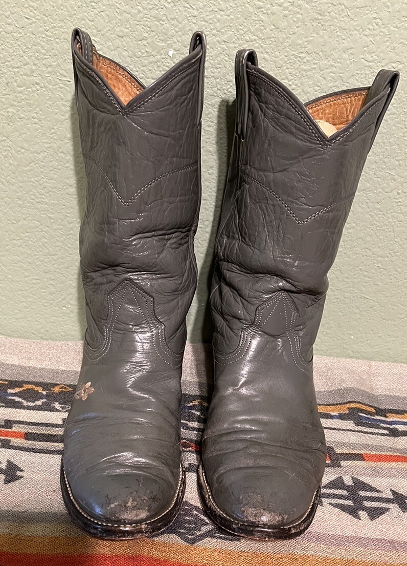 90’s Nocona Ropers Grey Women’s Cowboy Boots 6.5 C