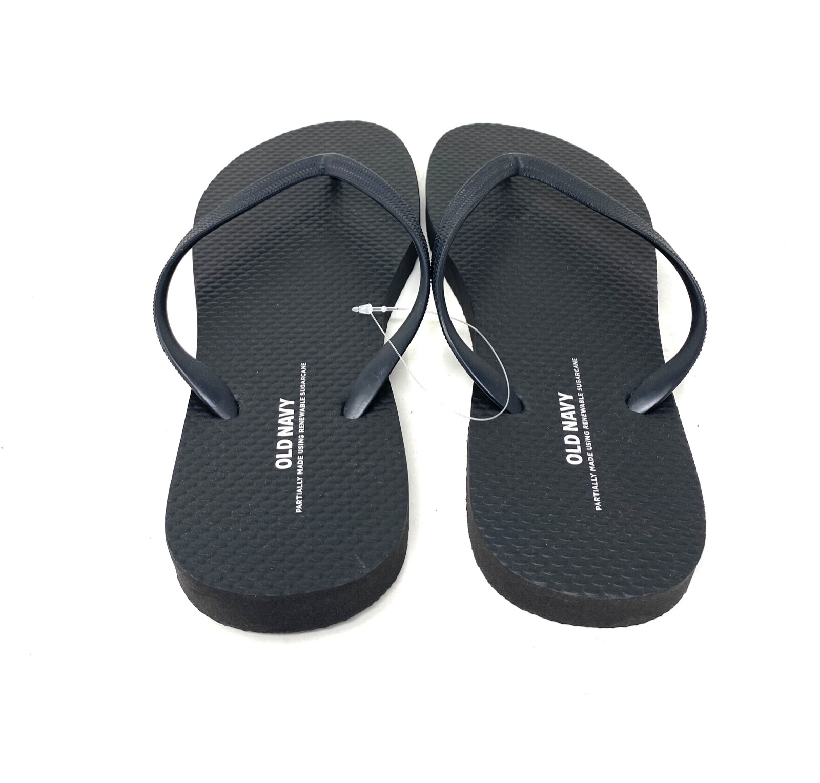 Old Navy Flip Flop Sandals for Woman Black Rubber Summer 737433-00-1