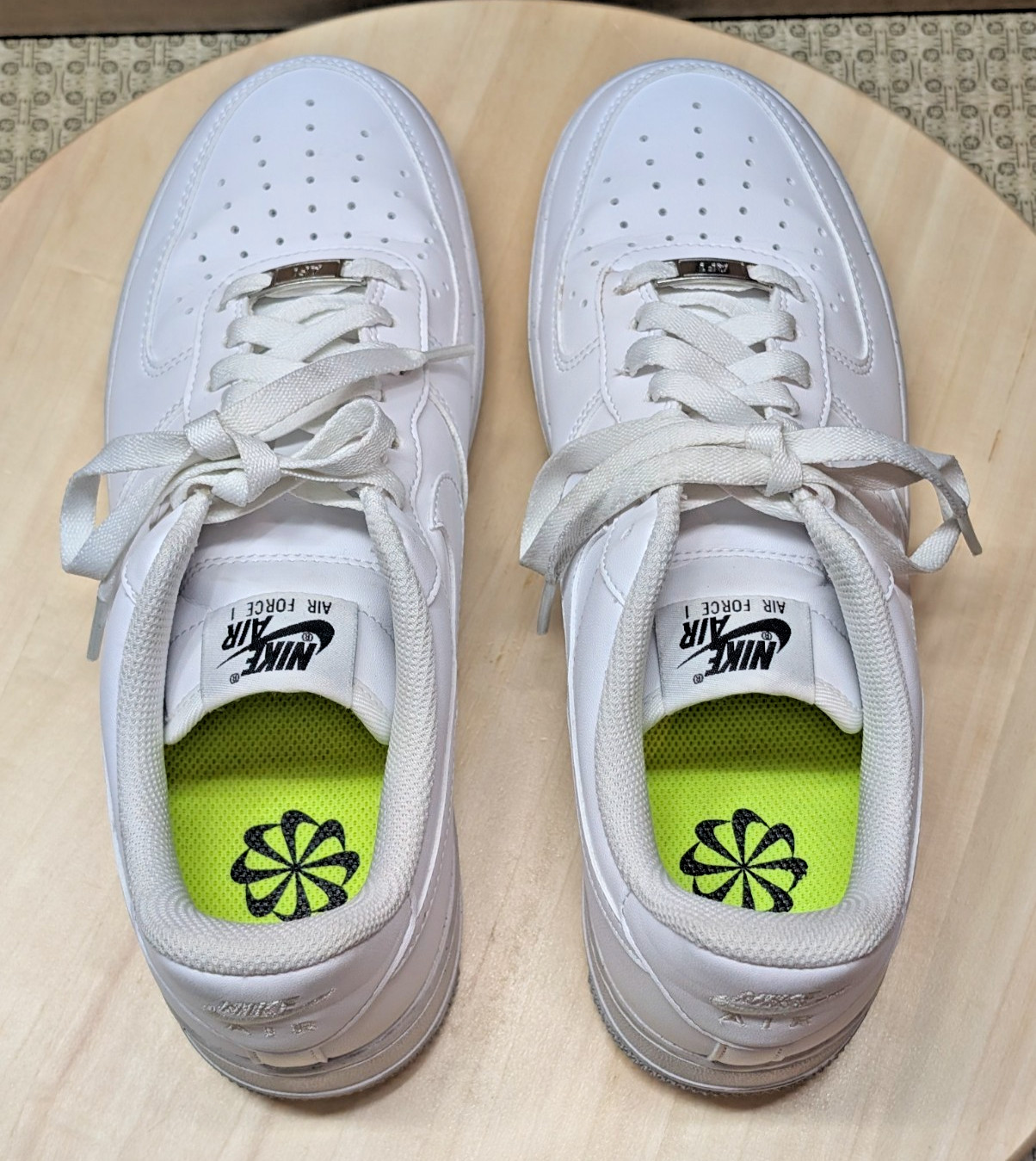 Nike Women’s Air Force 1 Low Next Nature DC9486-101 White Metallic Grey – Sz 9