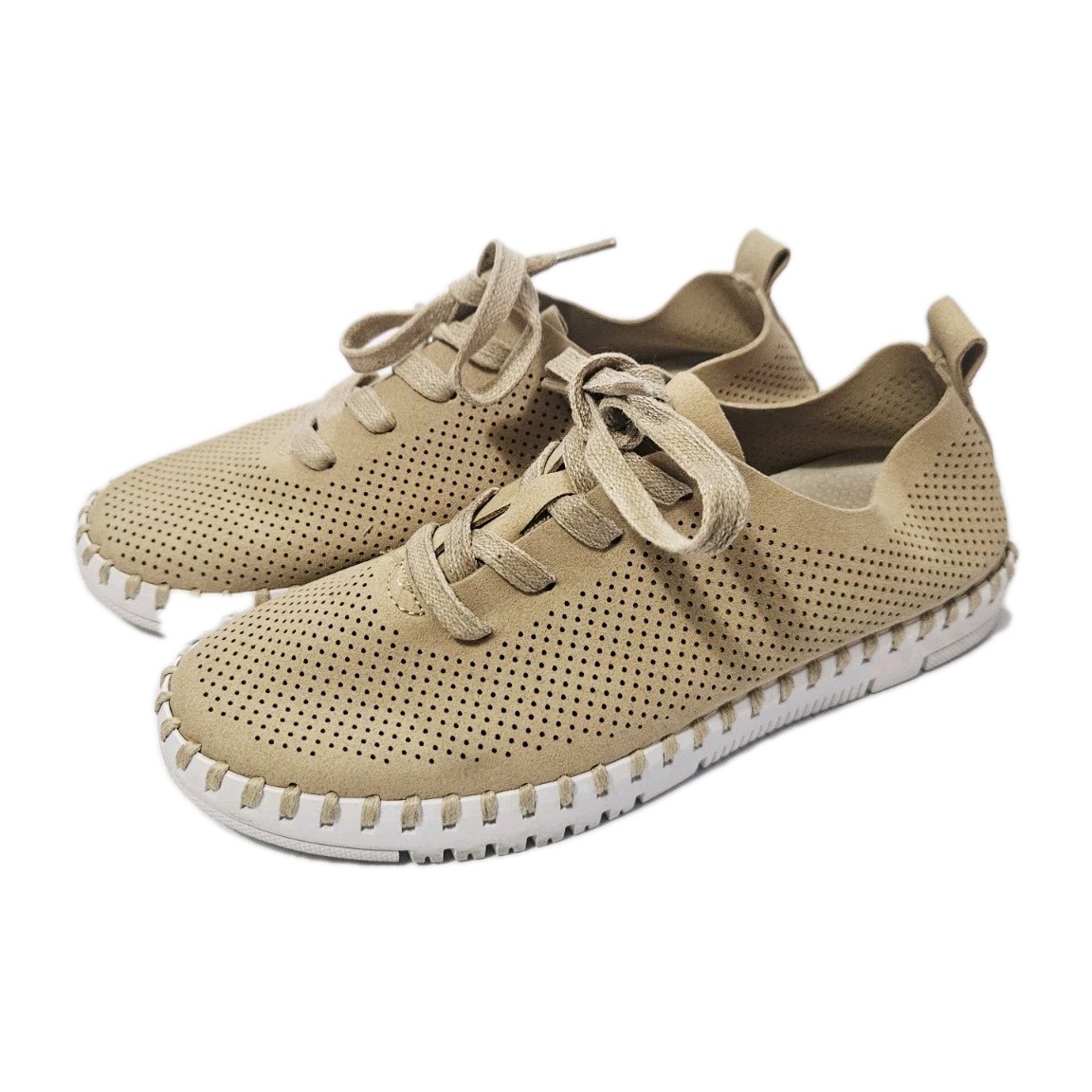Frogg Toggs Women’s Beige Traveler’s Slip On Shoe Sz 7
