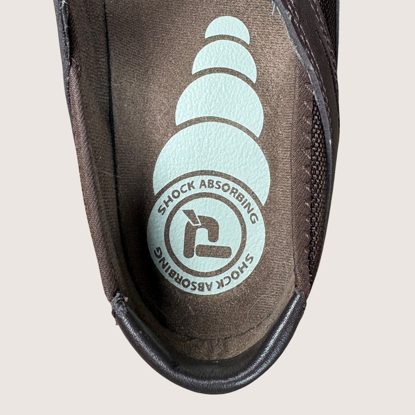 Propet Womens Mary Jane Walking Shoes Brown Mesh Comfort Flats Shock Absorbing