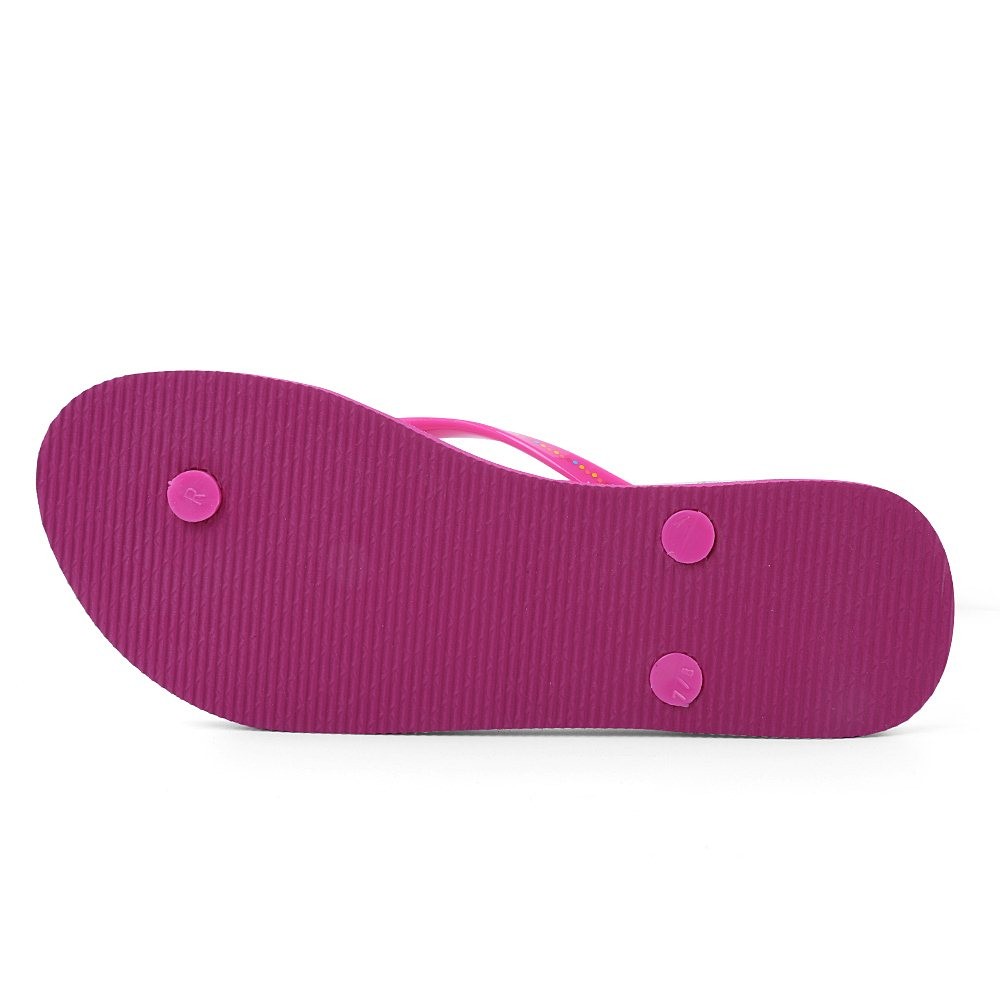 Women’s Water Resistant Rubber Flip Flops Skid Resistant Floral Print Sandles