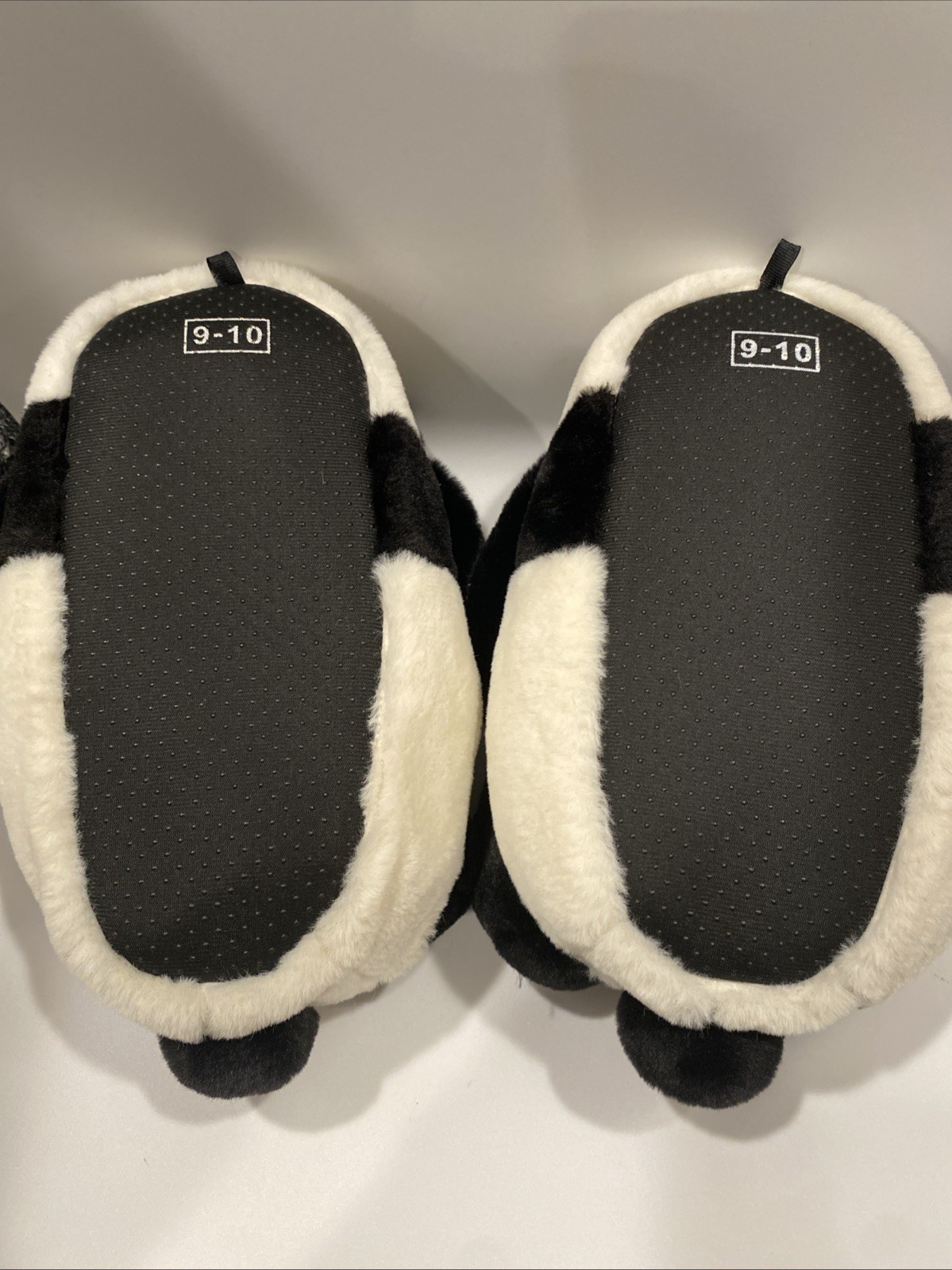 Panda Bear Plush Slippers Woman’s Size L