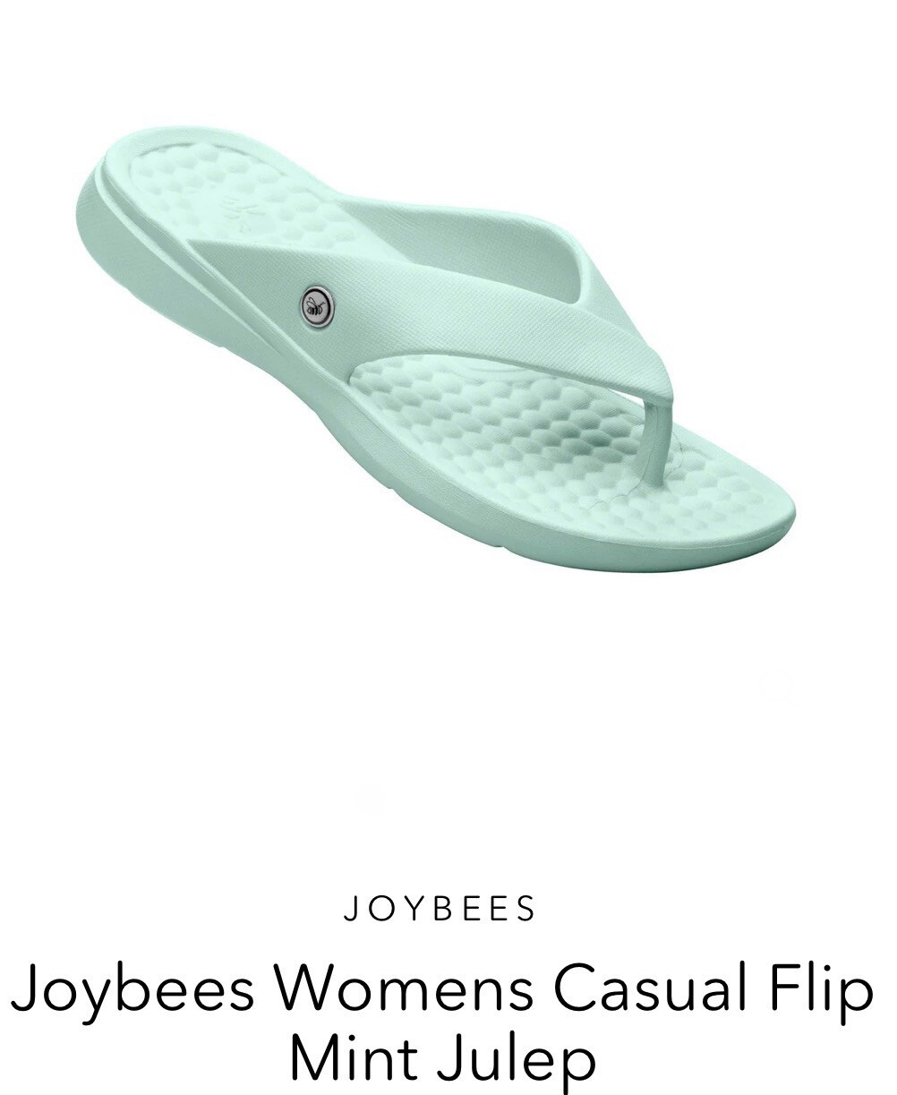 Joybees Womens Casual Flip Flop Mint Julep Lightweight Comfort Size 9 SOLD OUT