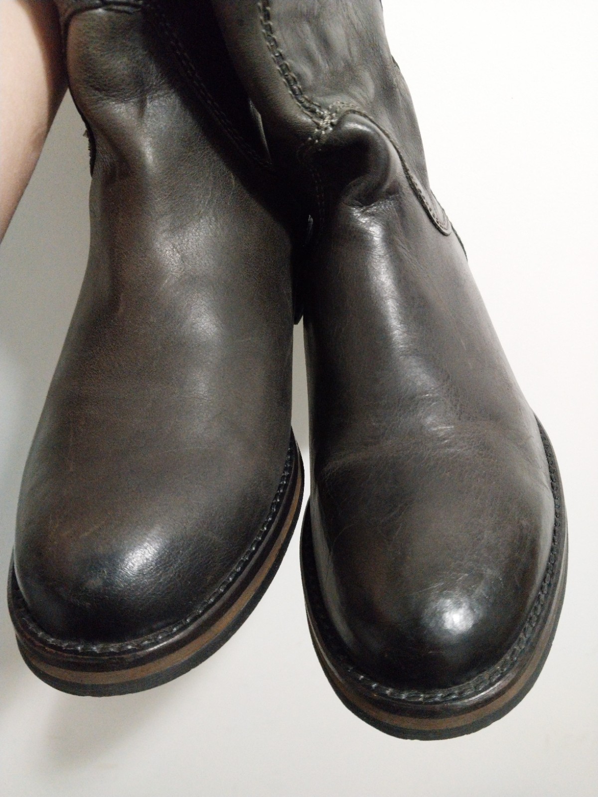 Harley-Davidson Women’s Size 7.5 Monique 19.5-Inch Tall Black Boots D83666