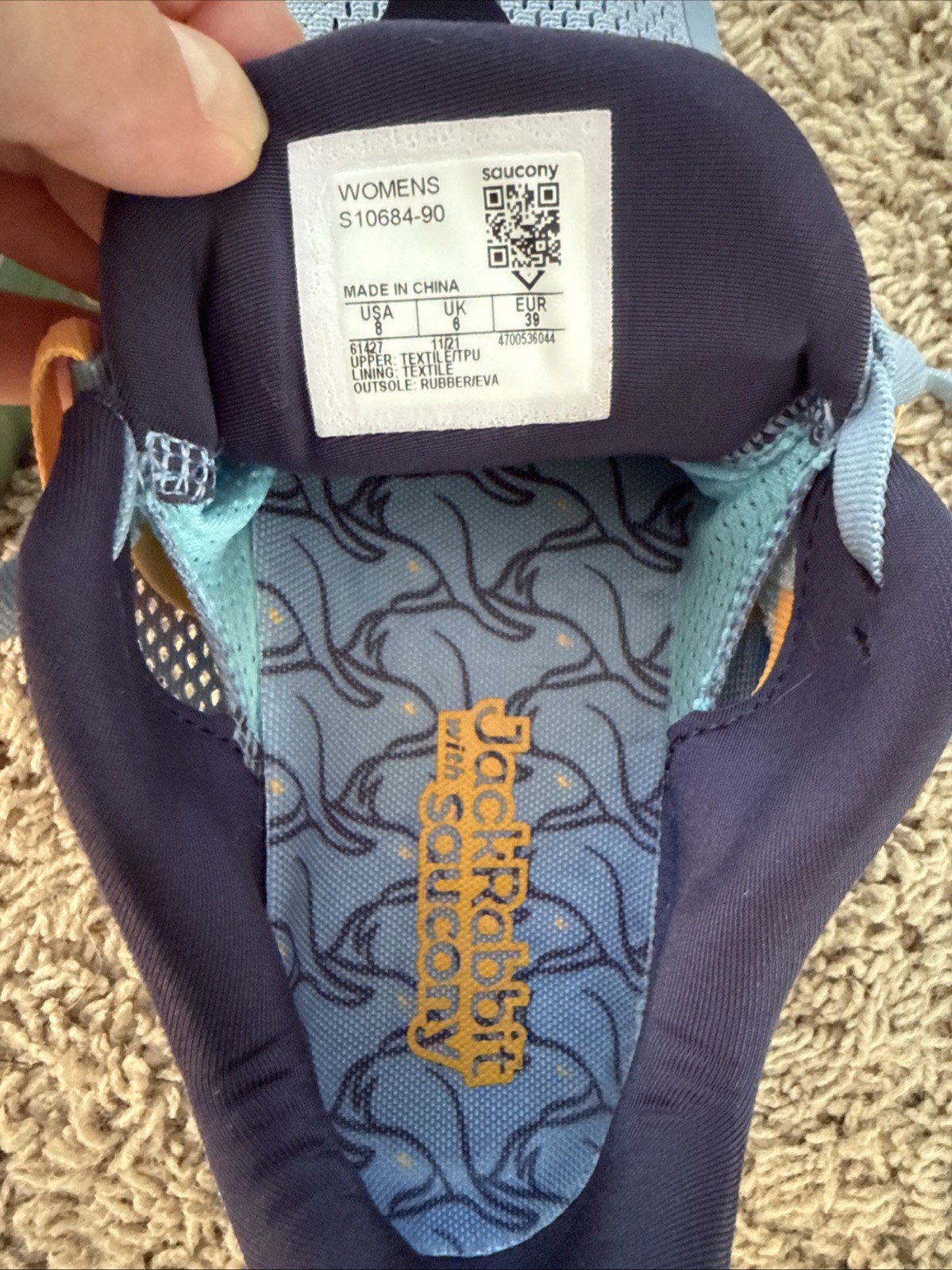 Saucony Guide 15 Jack Rabbit Women’s 8 Blue