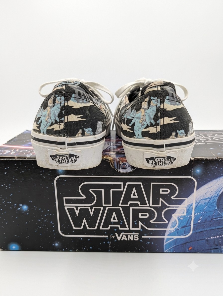 Vintage 2014 Vans Star Wars Authentic Dark side Empire Strikes Back Women’s 7.5