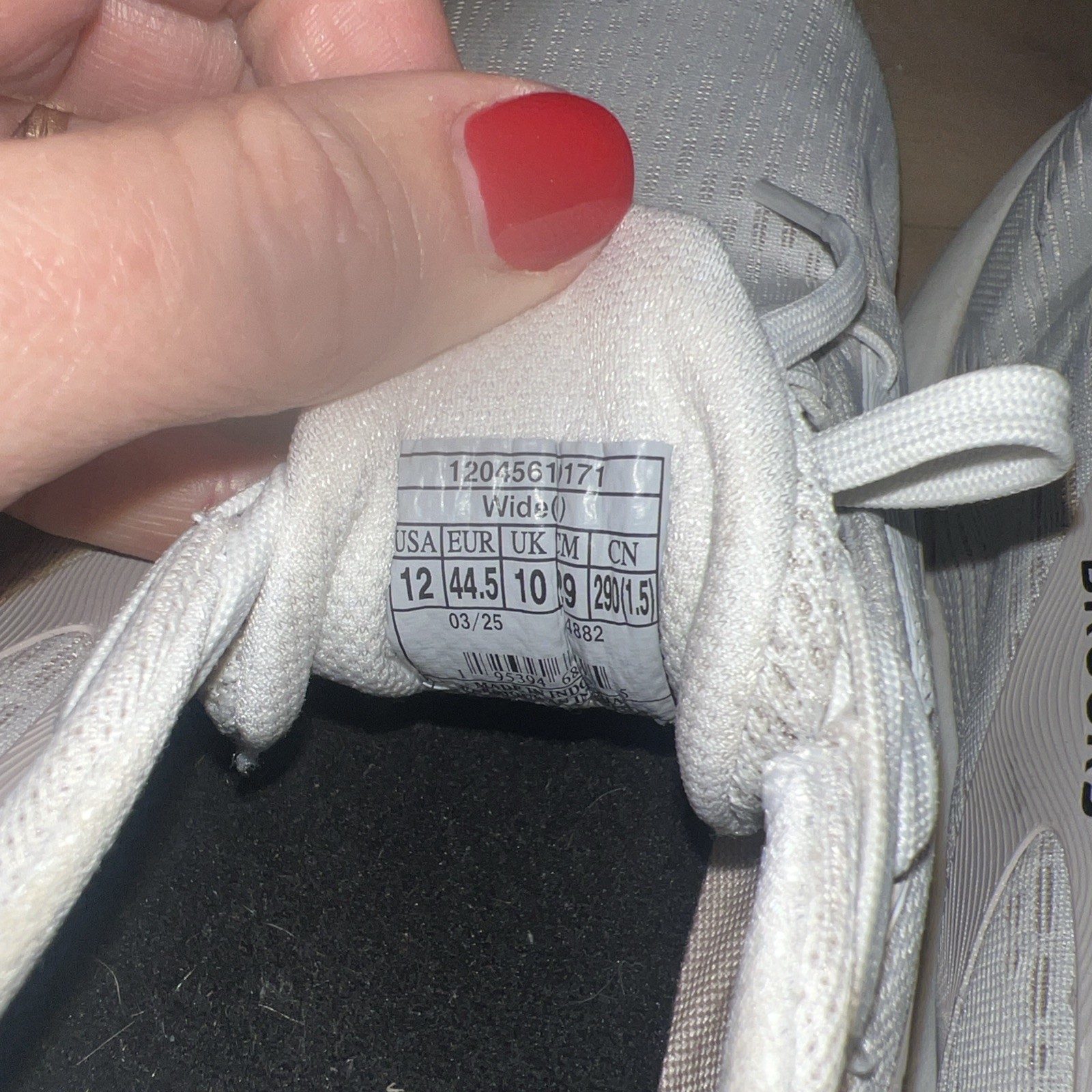 Brooks Revel 8 Women’s 12 Wide White Running Shoe Sneakers