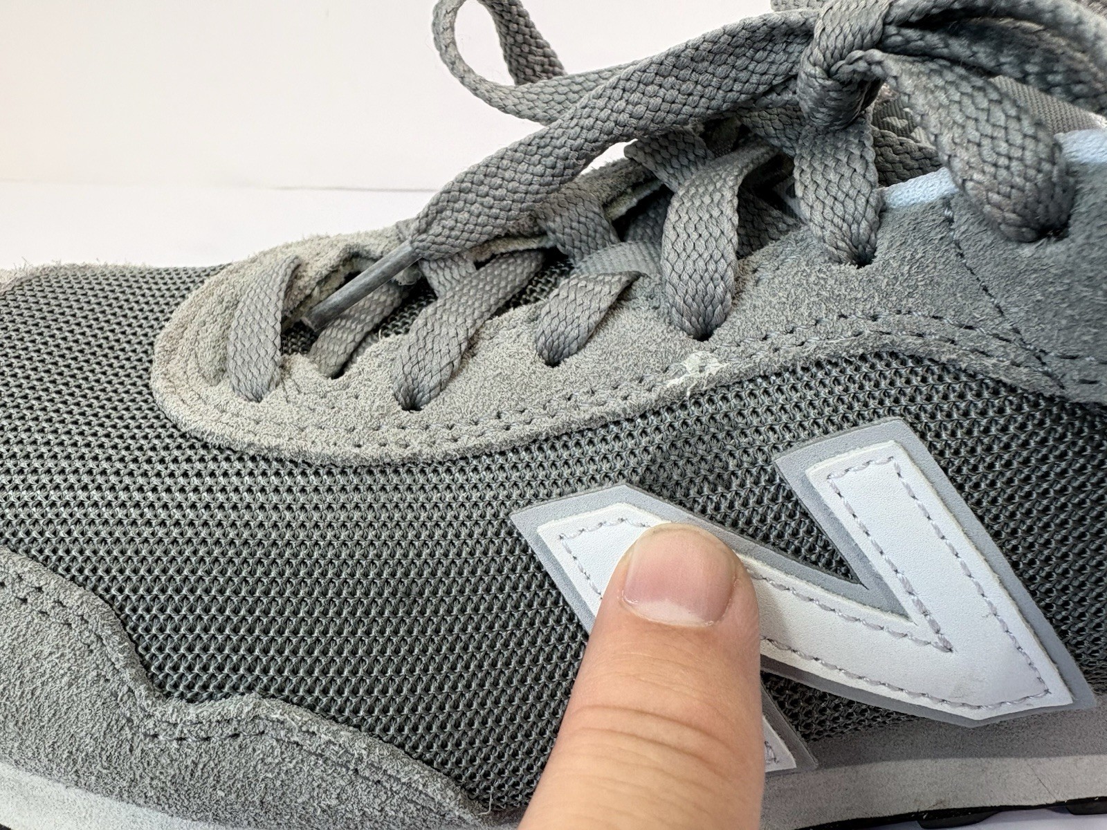 NEW BALANCE 515 SLATE GREY WHITE RETRO RUNNING SNEAKERS SHOES Women 8.5 Men 7 B