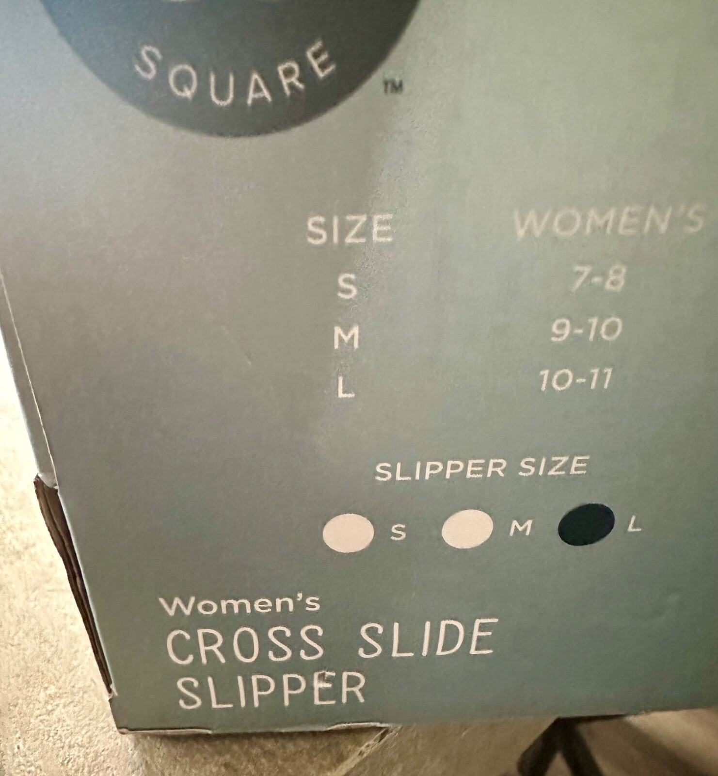 Women’s Cross Slide Slipper Cream Large 10-11