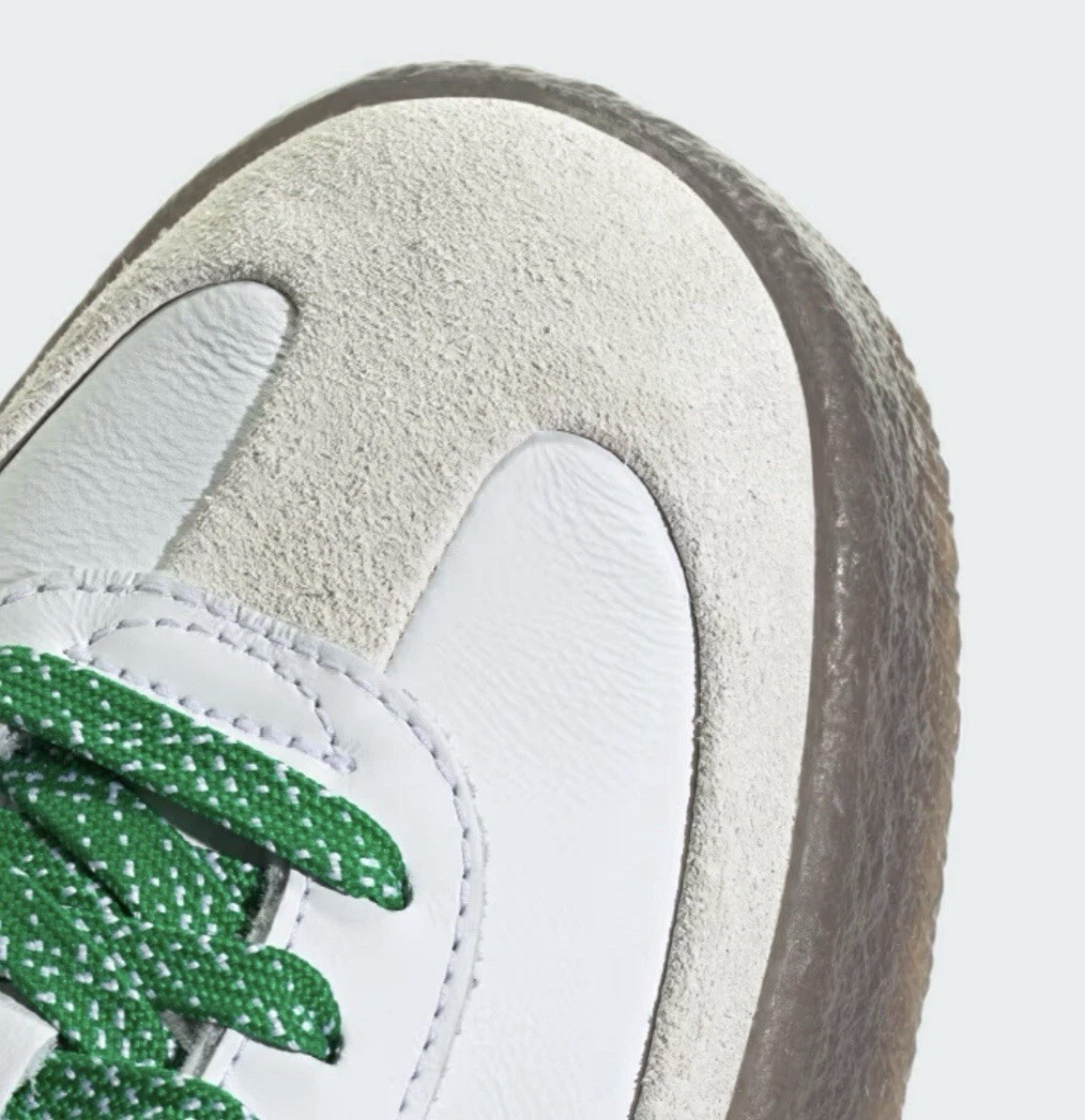 adidas SAMBAE W Sneakers Size 5.5 Womens Cloud White/Green/Off White IE9105 NEW