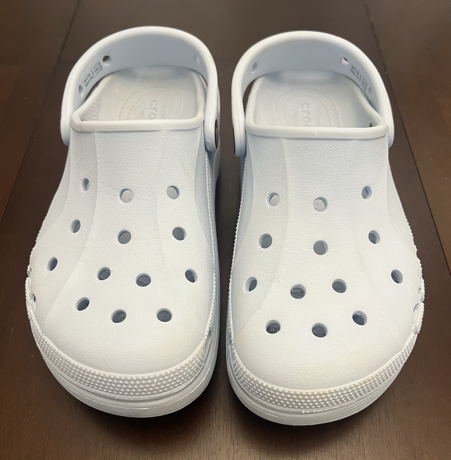 Crocs Baya Platform Clog Women 7 Mineral Blue WORN ONE TIME