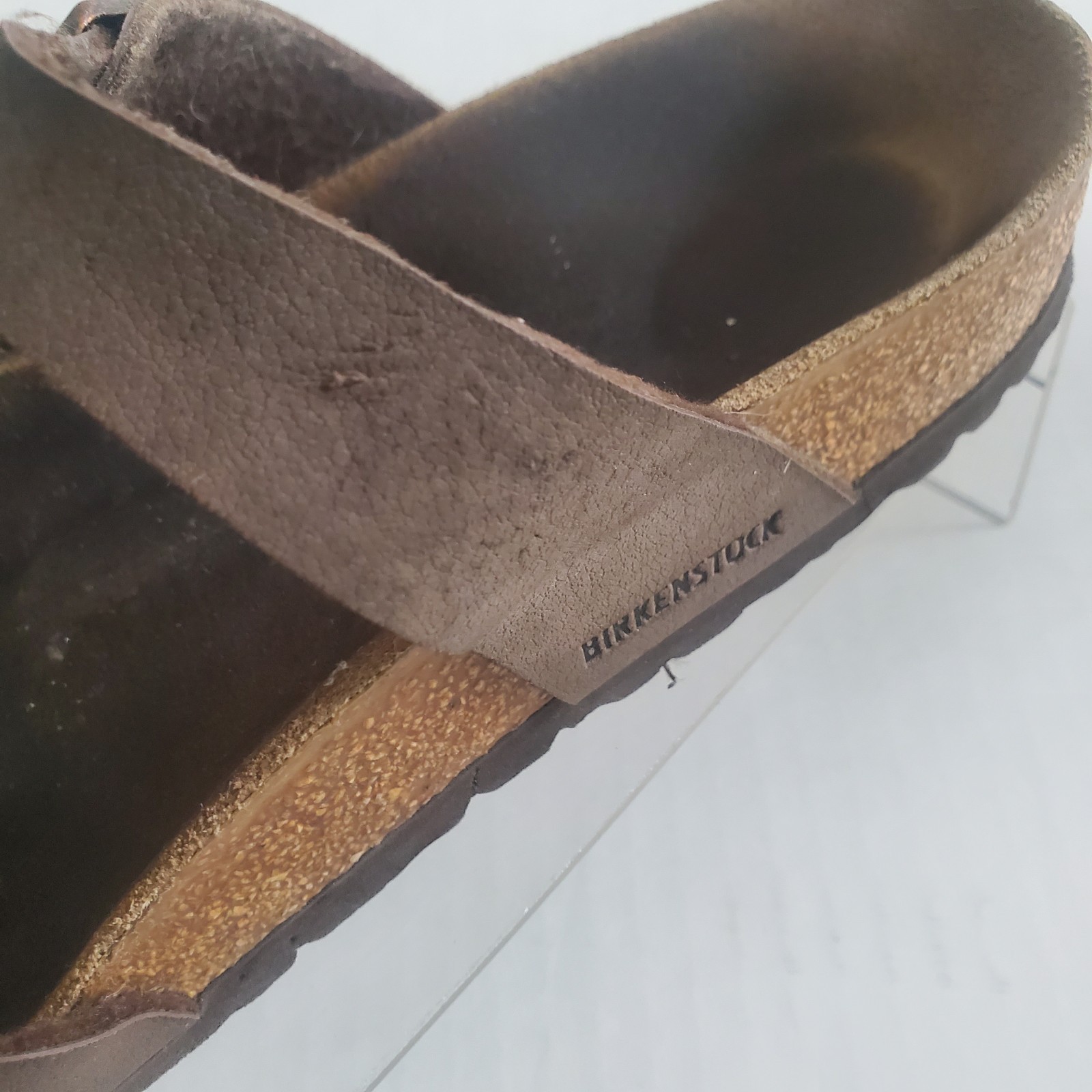 Birkenstock Mayari Sandals Women’s EU 39 US 8-8.5 Brown Birko-Flor Toe Loop