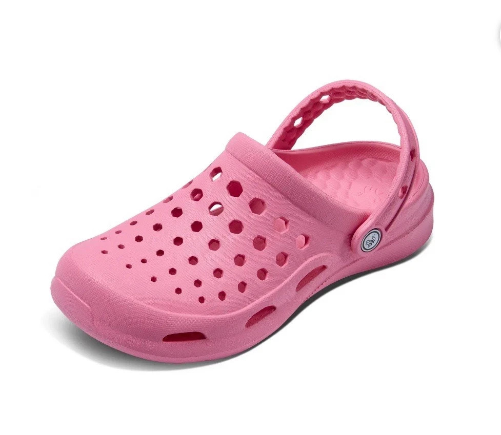 JOYBEES Unisex Size 10 Women/ 8 Men Active Clog Comfort Sandals • Pink NEW