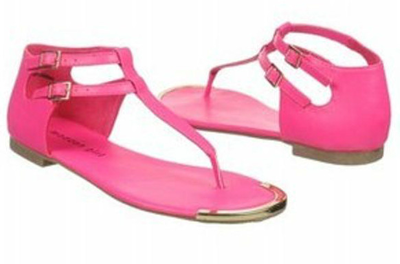 Madden Girl Pink Suurge thong sandal fuchsia pink sz 9 Md NEW
