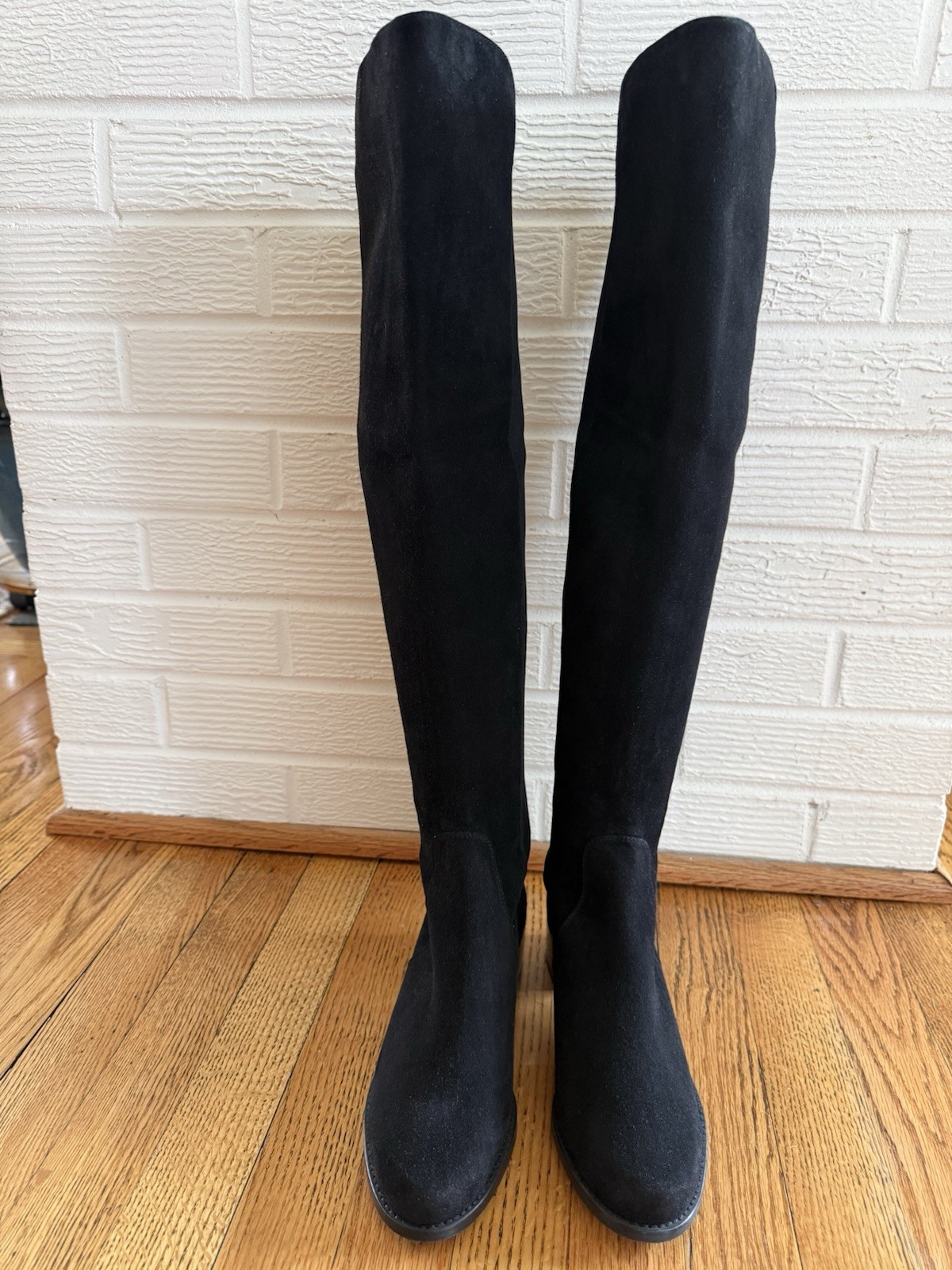 NEW Stuart Weitzman Over The Knee Boots Black Suede Size 6 Women’s