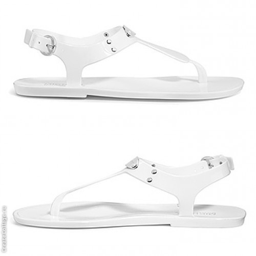 MICHAEL Michael Kors MK Plate Jelly Sandals Beach Pool Flip Flops Summer NIB