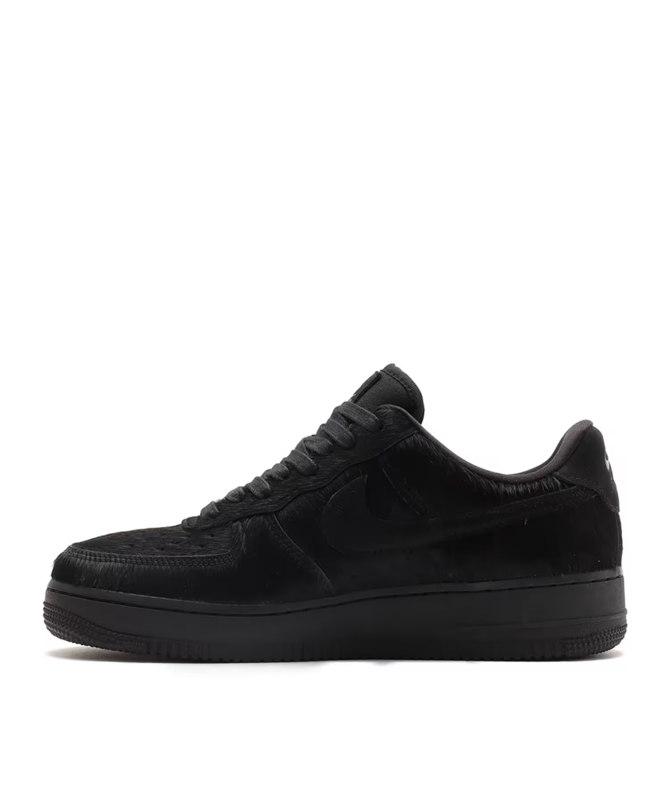 II7398-001 Nike Air Force 1 Low Faux Pony Hair Black (Women’s)