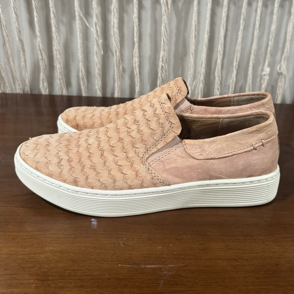 Sofft Somers Leather Slip-On Comfort Casual Shoes Pink Women’s 8 M Walking