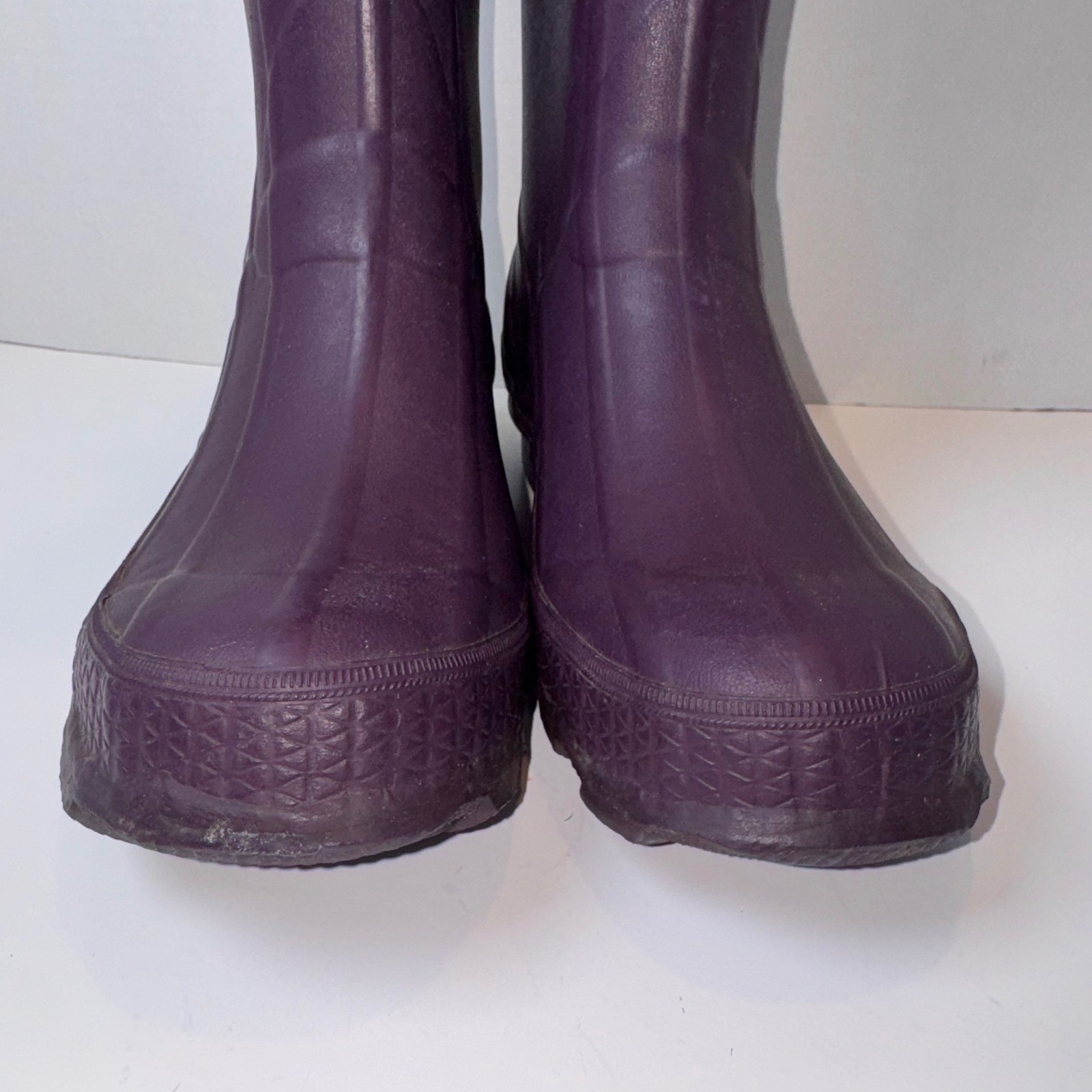 LaCrosse Grange Rain Boots Womens 8 Plum Purple 14 Inch Waterproof Rubber 631126