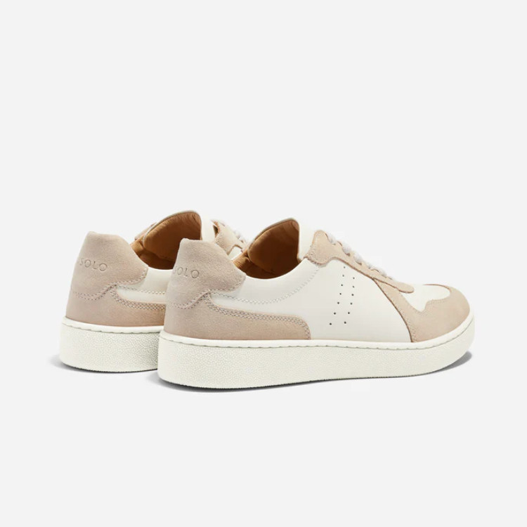 NEW AUTH Nisolo Bria Go-To Court Sneaker Women’s Colorblock Leather Casual Shoes
