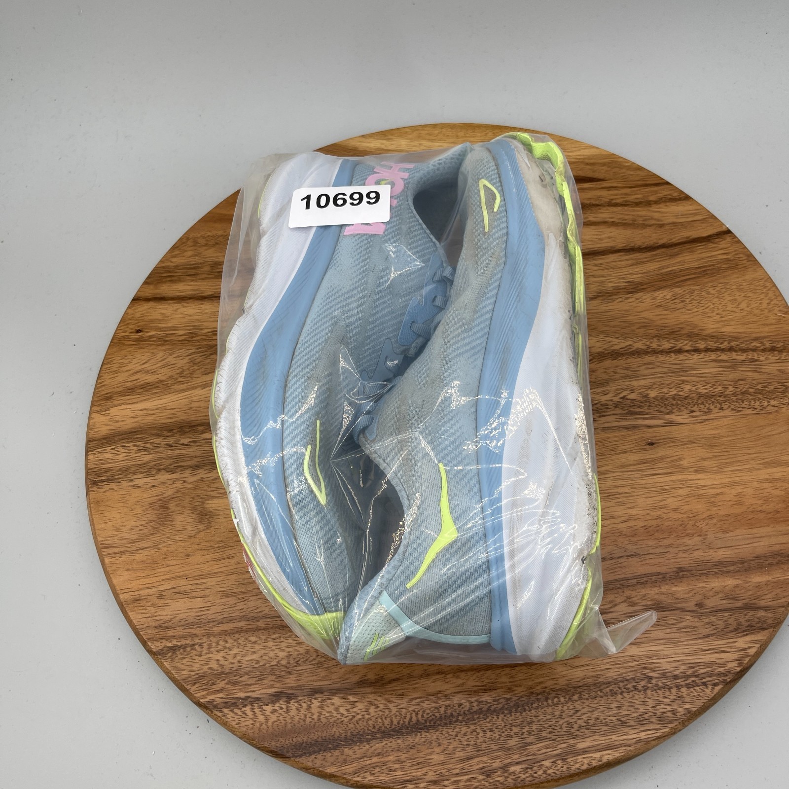 Hoka One One Clifton 9 Shoes Womens Size 10.5 B Blue Running Comfort Walking