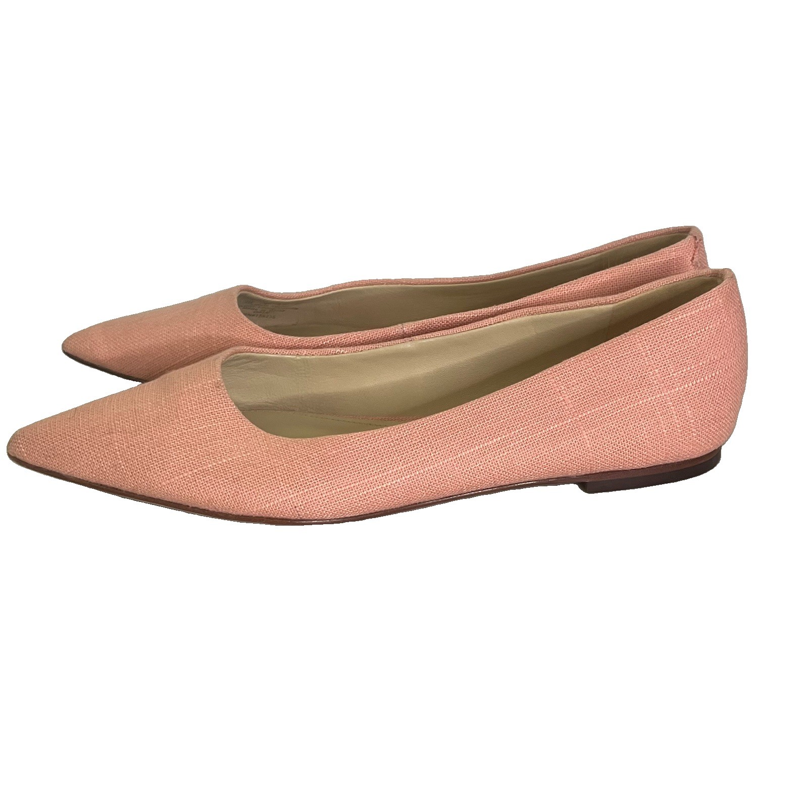 J McLaughlin Gale Flats Women’s 7 M Light Salmon Pink Pointed Toe Loafers