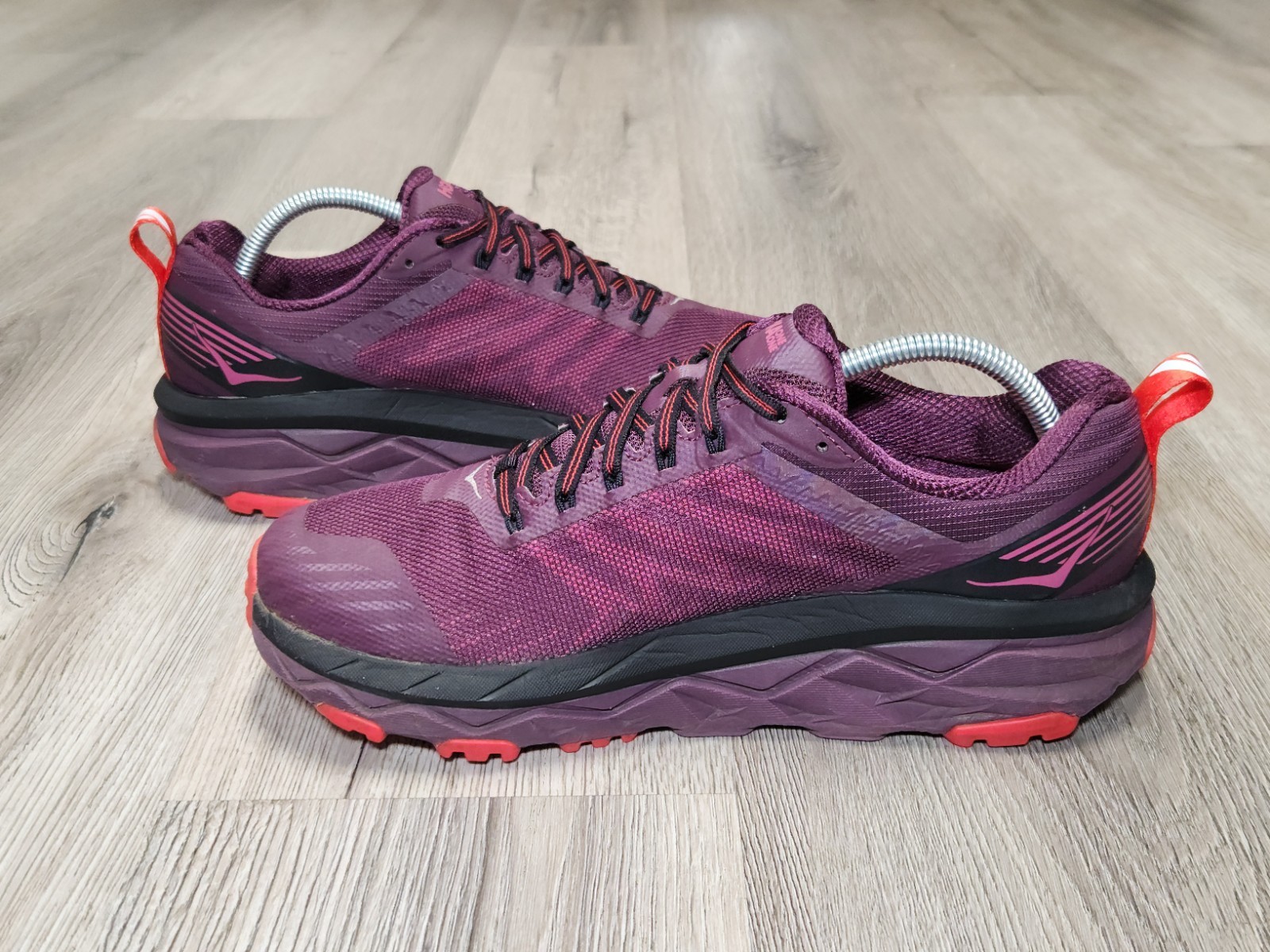 Hoka One One Challenger ATR 5 Running Shoes Womens Size 10.5 Italian Plum Purple