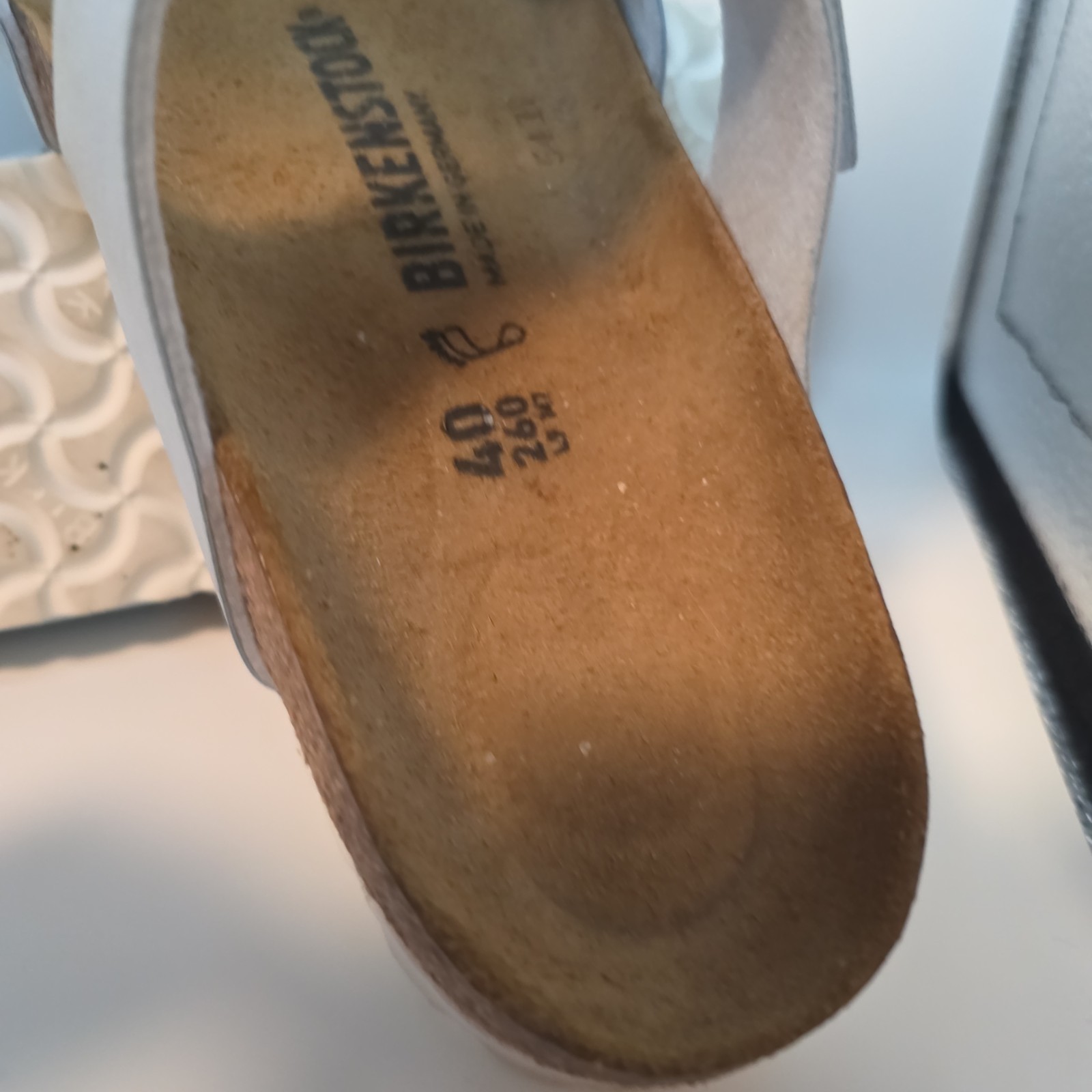 Birkenstock Sandals 40/US Size 9 Mayari Baby Blue Regular Fit