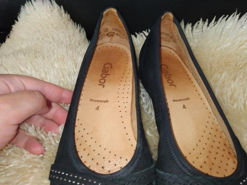 Women Gabor heels black nubuck 37 #7TEW