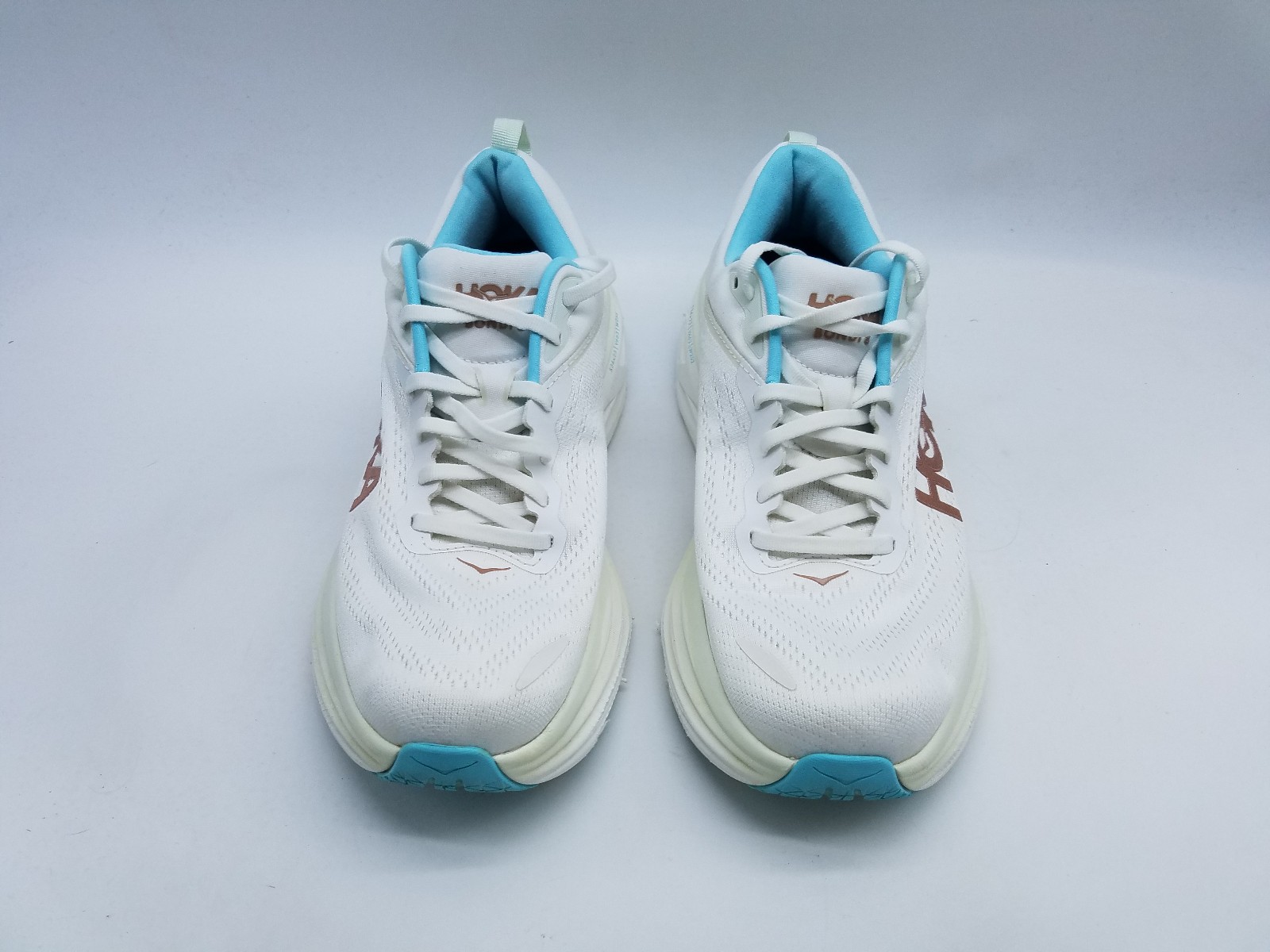 Hoka One One Bondi 8 Women’s Size 11 B (Medium) Running Shoes White *See desc