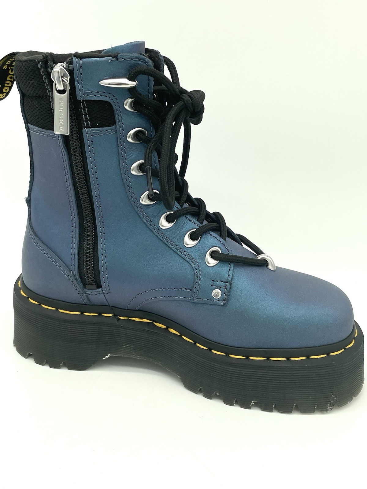 Dr Doc Martens Boots Jadon II HDW Deep Blue Lace Up Combat EU36 US Women’s 5 New
