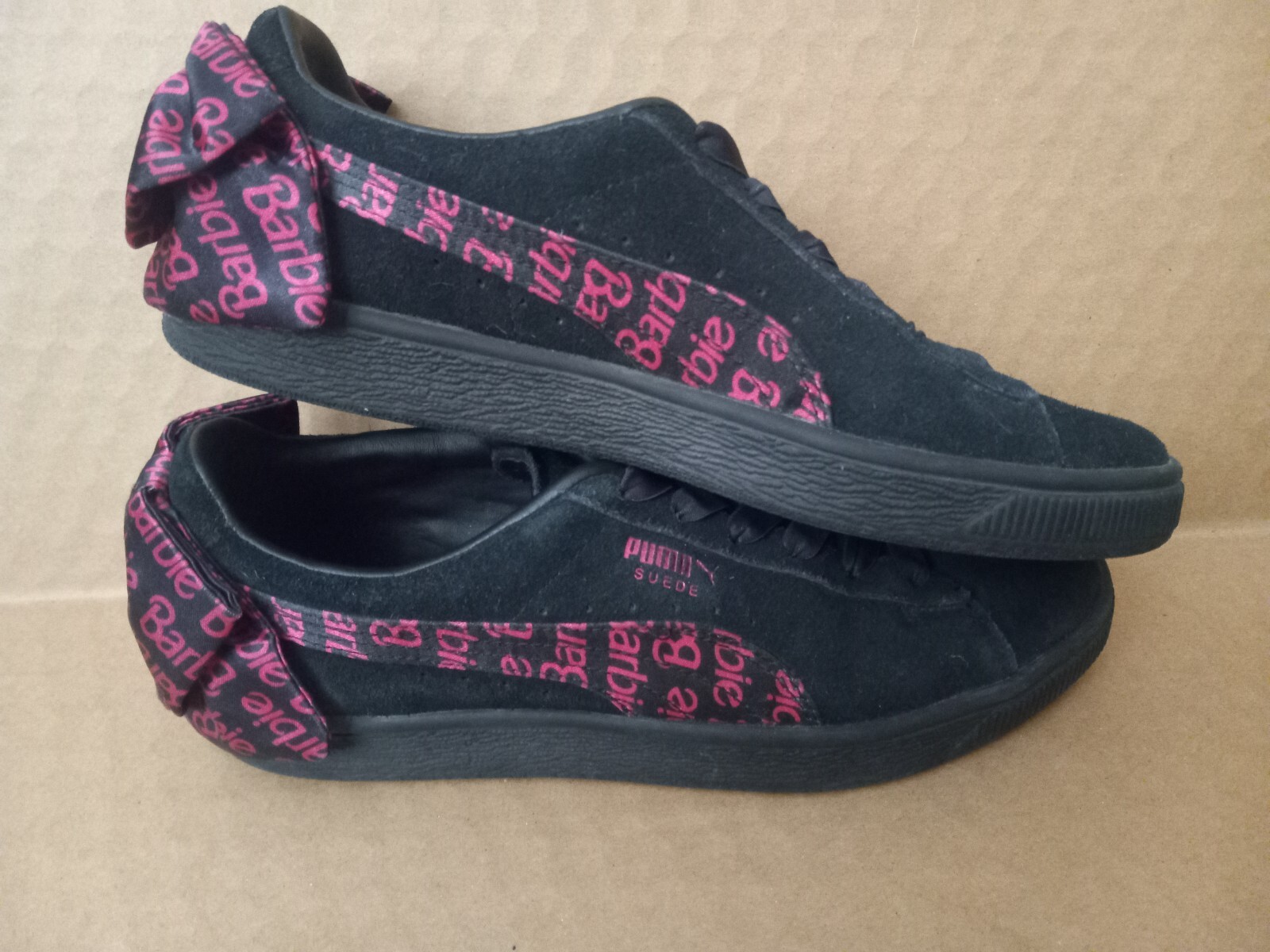 Puma Suede Shoes Barbie 50th Anniversary Classic 366337-01 Size 5.5