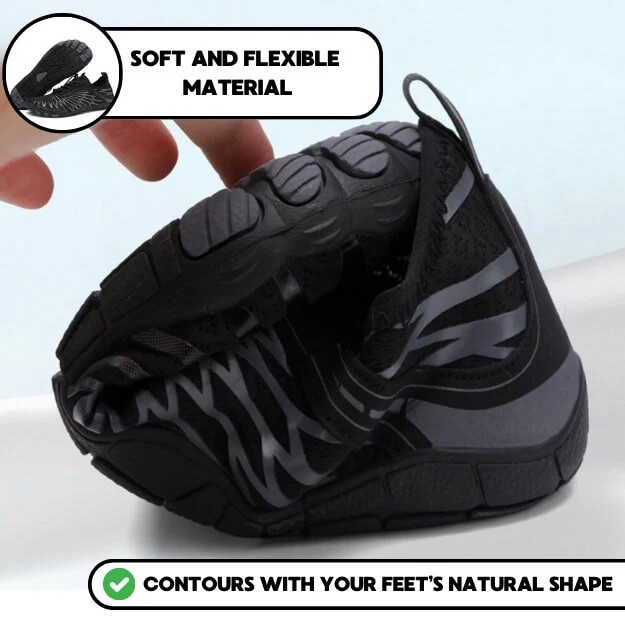 New! NWT PEAK BAREFOOT FOOTWEAR Lorax-Pro Shoe Unisex W- 8/8.5 M-6/6.5 In Black