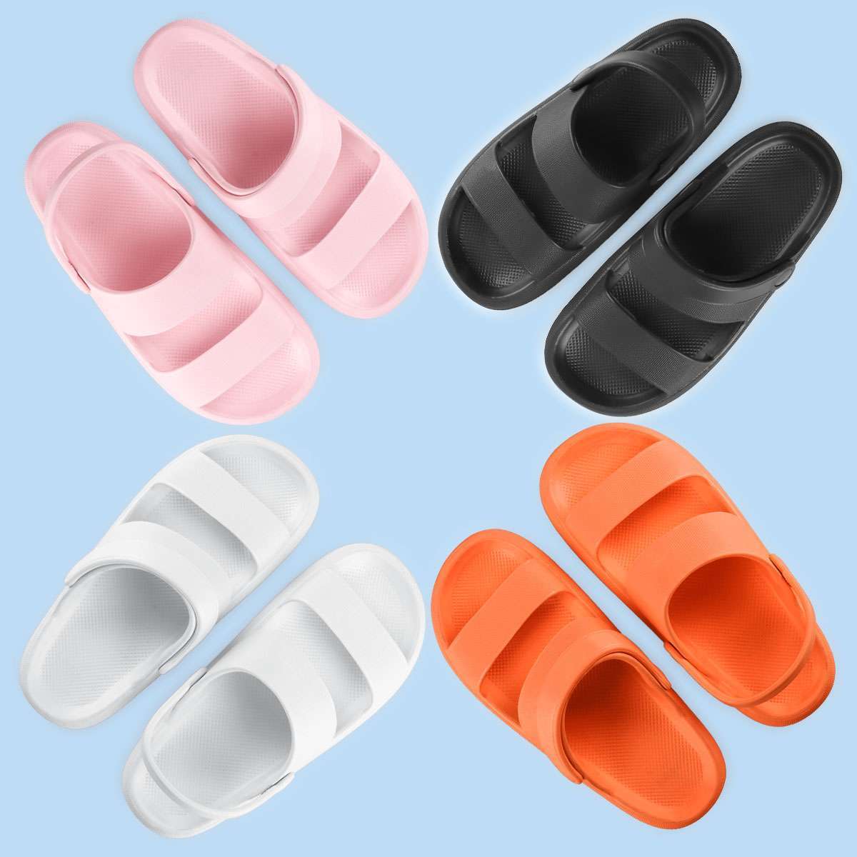 Ultra Soft Pillow Anti-Slip Sandals Slipper Feellike Cloud Home Outdoor Shoes