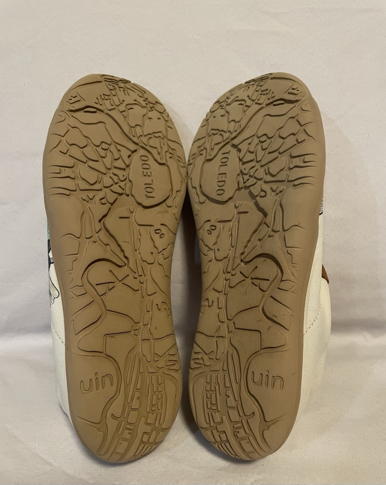UIN Women’s Toledo Art Painted Travel Shoes Slip On Casual Loafers Sz 9 Floral